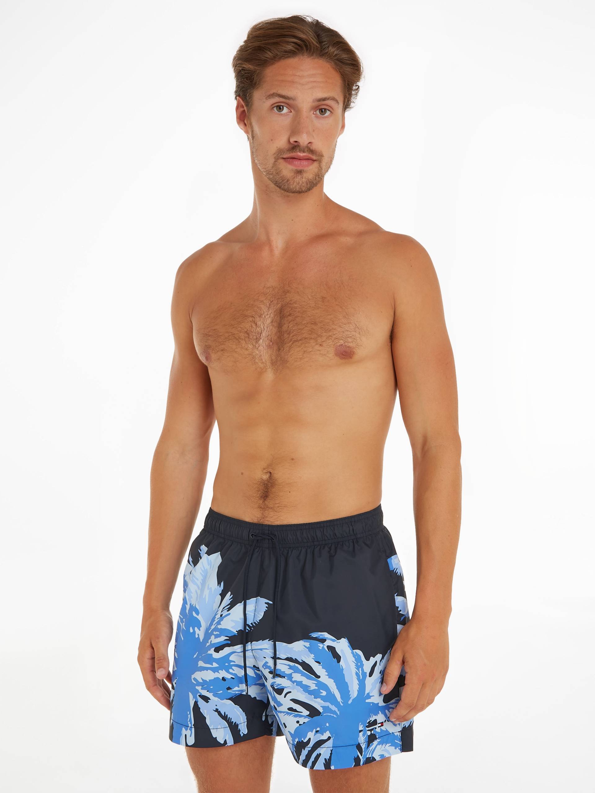 Tommy Hilfiger Swimwear Badeshorts »MEDIUM DRAWSTRING PLACED«, mit Palmenprint von TOMMY HILFIGER Swimwear