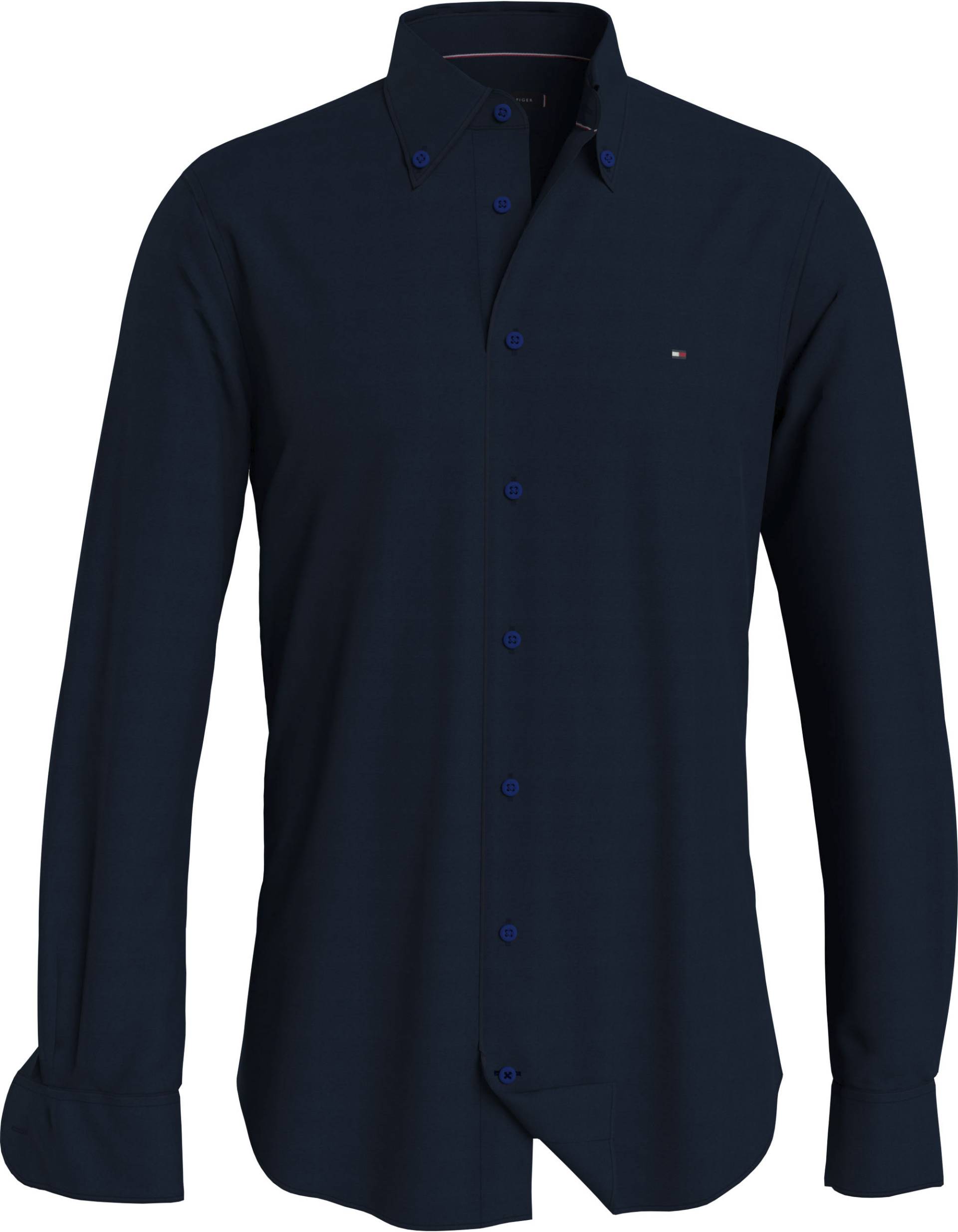 Tommy Hilfiger TAILORED Businesshemd »CL KNITTED PIQUE SOLID RF SHIRT« von TOMMY HILFIGER Tailored
