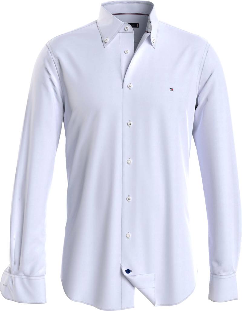 Tommy Hilfiger TAILORED Businesshemd »CL KNITTED PIQUE SOLID RF SHIRT« von TOMMY HILFIGER Tailored