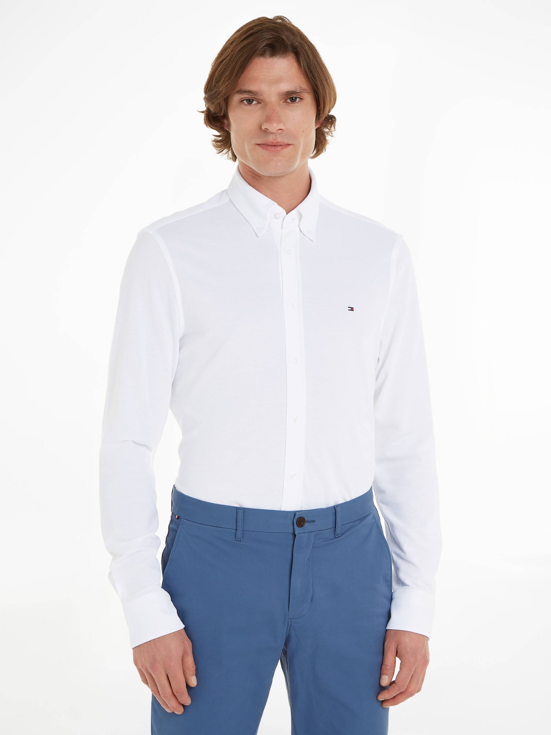 Tommy Hilfiger TAILORED Businesshemd »CL KNITTED TEXTURE SF SHIRT« von TOMMY HILFIGER Tailored