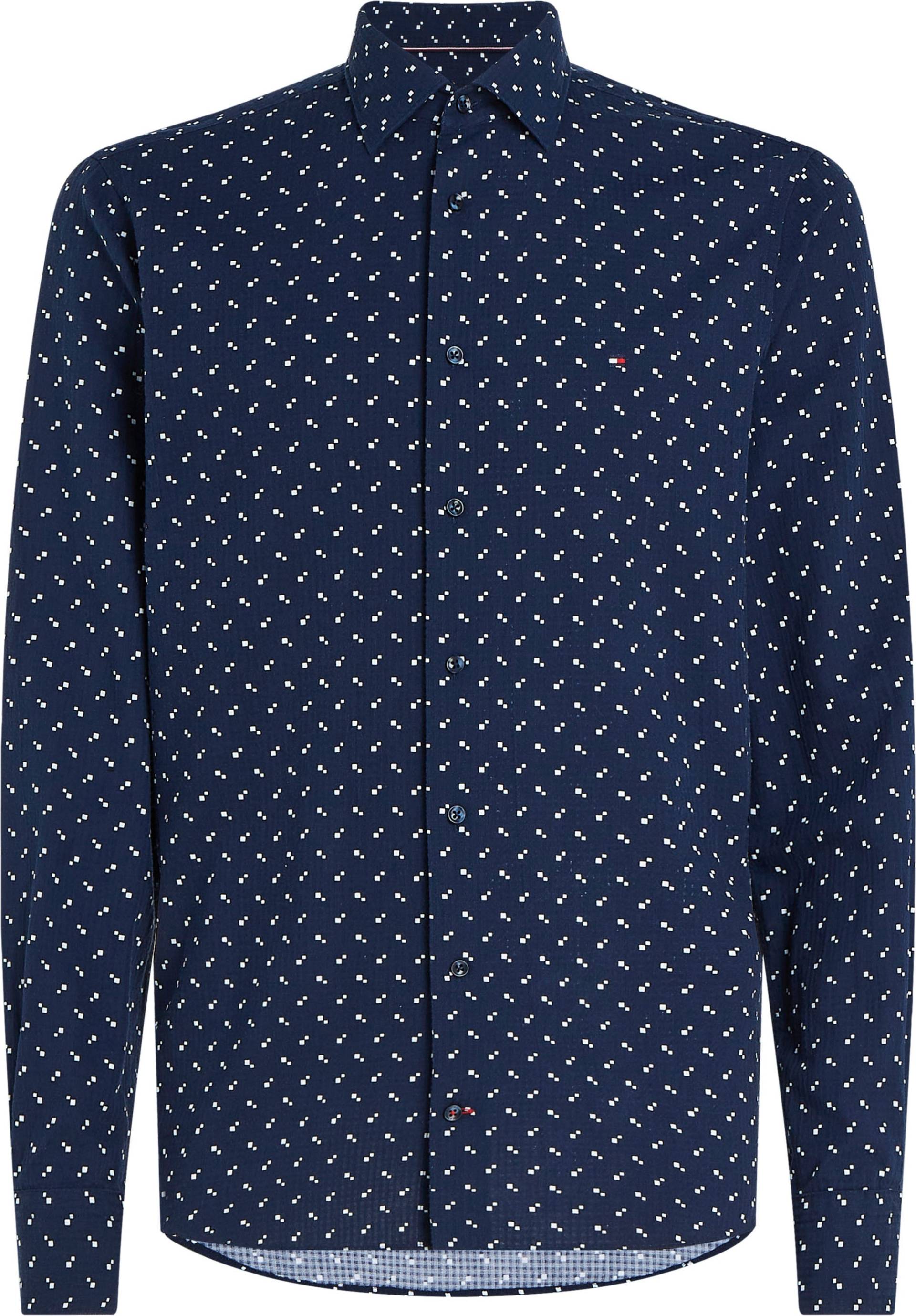 Tommy Hilfiger TAILORED Businesshemd »CL-W SEERSUCKER PRINT RF SHIRT«