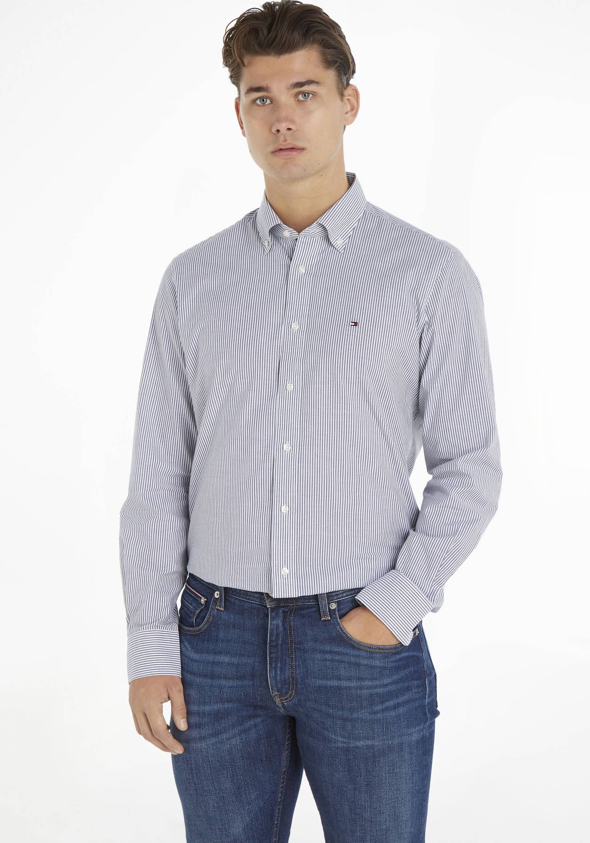 Tommy Hilfiger TAILORED Langarmhemd »CL ESSENTIAL STRIPE RF SHIRT« von TOMMY HILFIGER Tailored