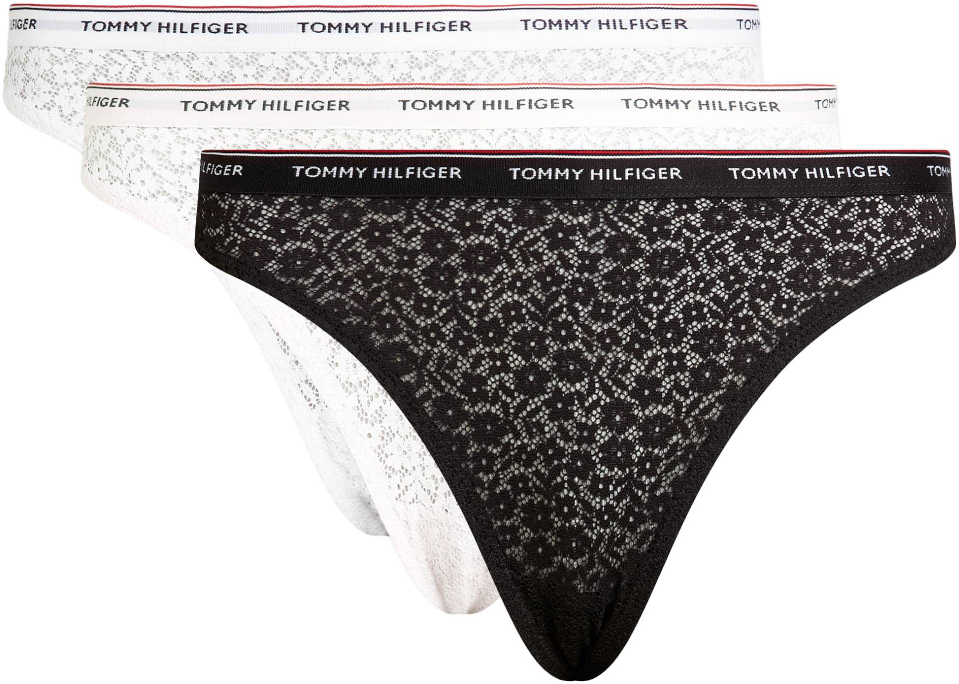 Tommy Hilfiger Underwear Slip »3 PACK THONG LACE (EXT SIZES)«, (Packung, 3er-Pack) von TOMMY HILFIGER Underwear