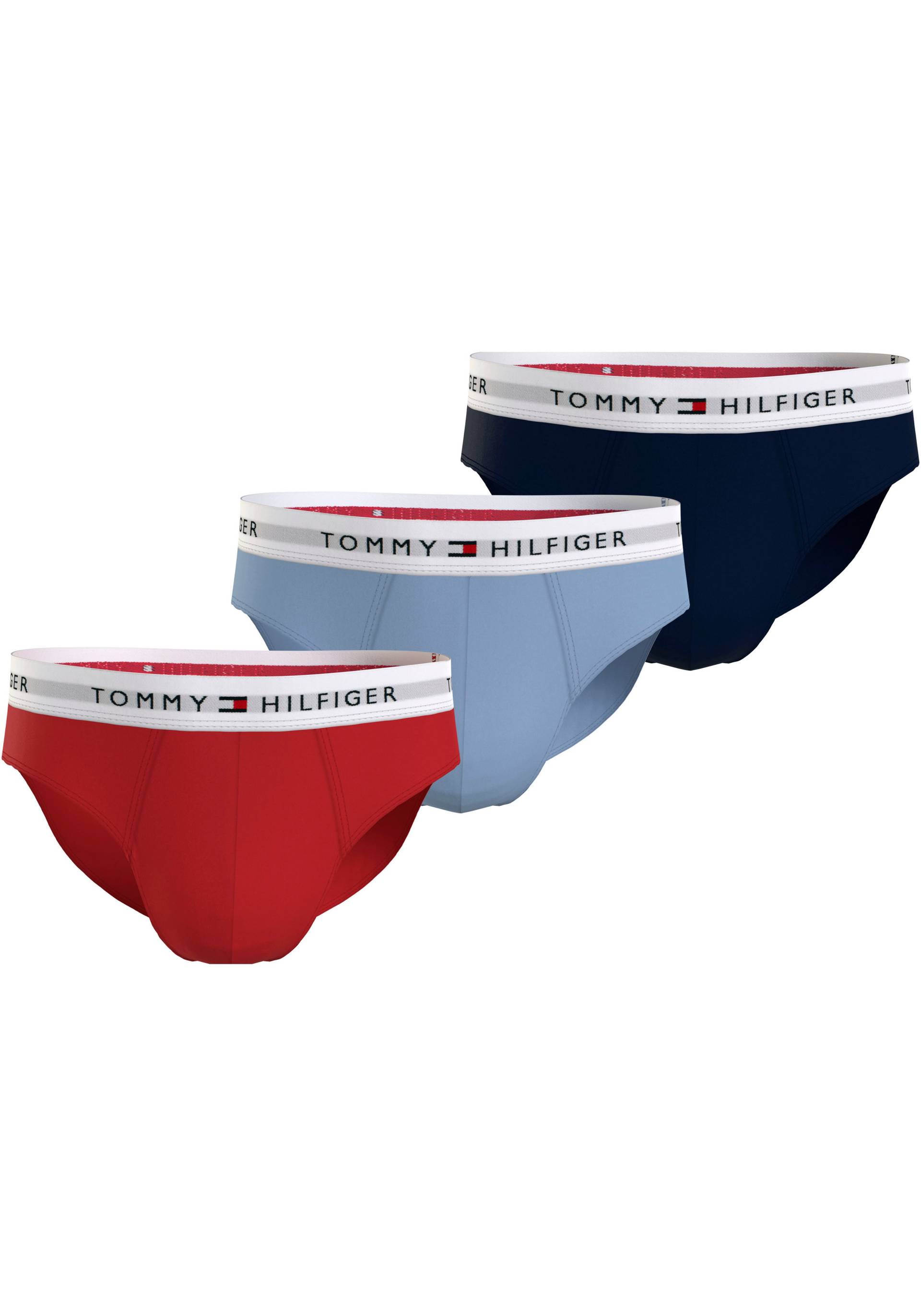 Tommy Hilfiger Underwear Slip »3P BRIEF«, (Packung, 3 St., 3er), mit Logo-Schriftzügen rundum von TOMMY HILFIGER Underwear