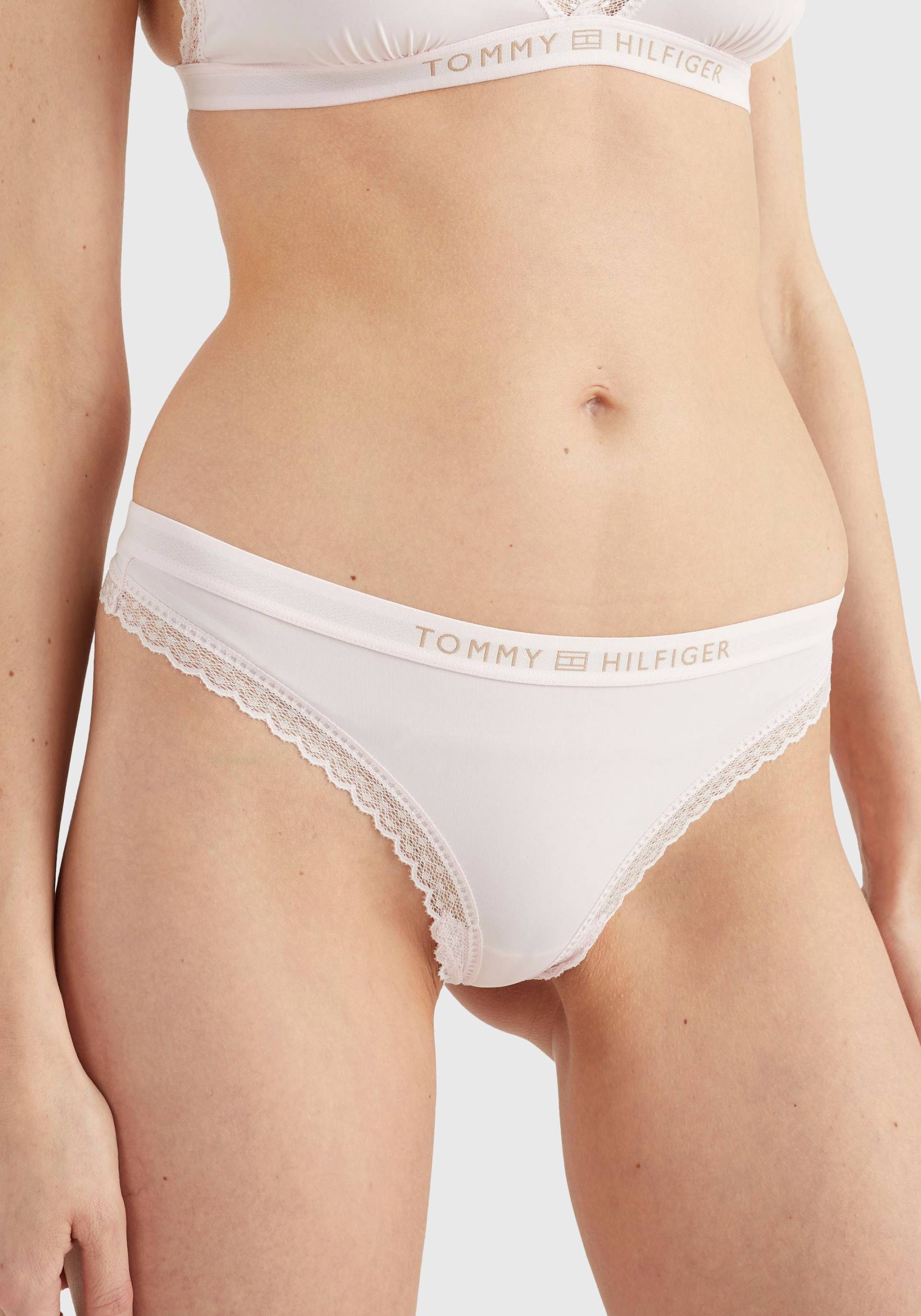 Tommy Hilfiger Underwear String, mit Spitzenkante am Beinausschnitt von TOMMY HILFIGER Underwear