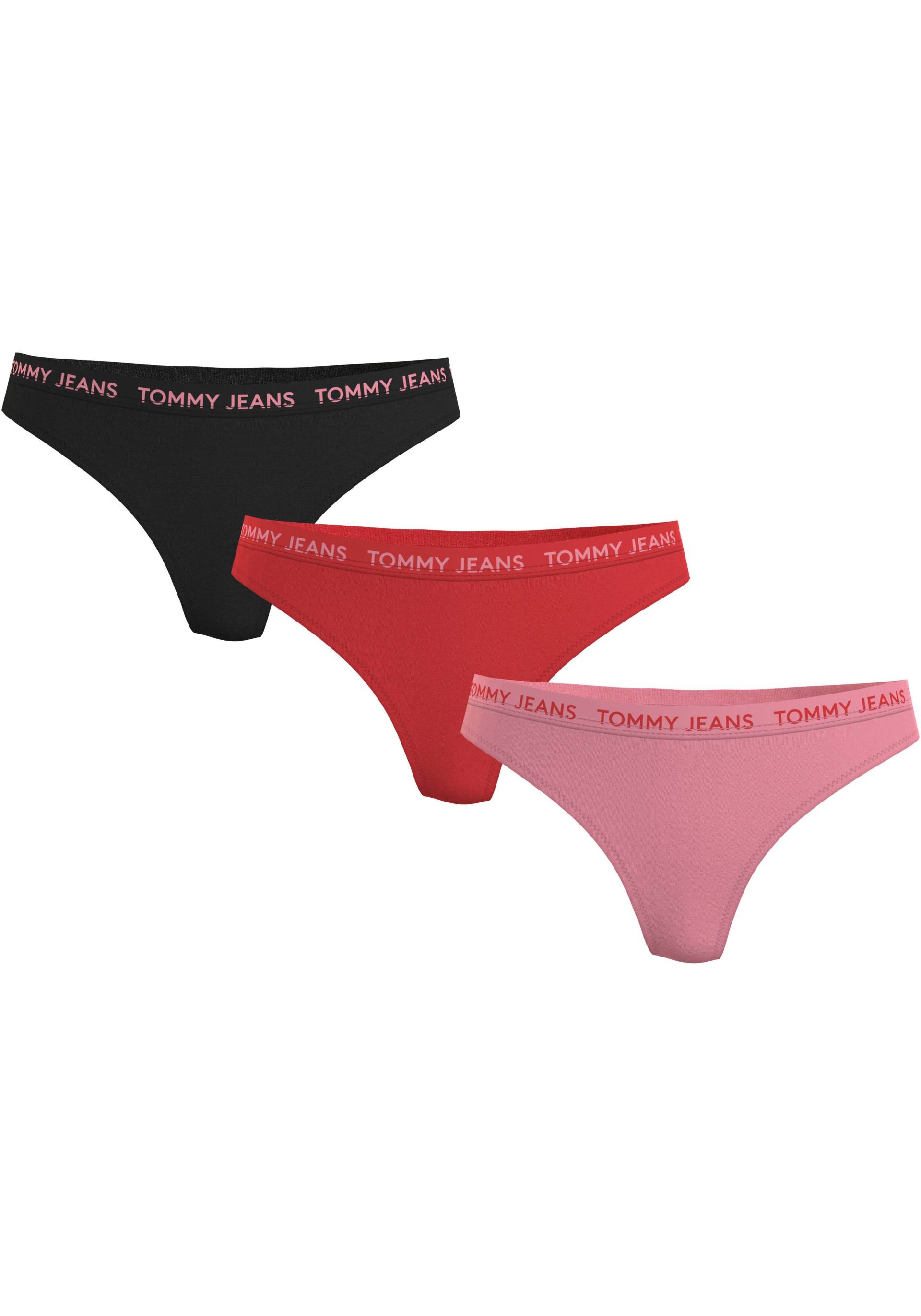 Tommy Hilfiger Underwear String »3P HIGH RISE THONG«, (Packung, 3er) von TOMMY HILFIGER Underwear