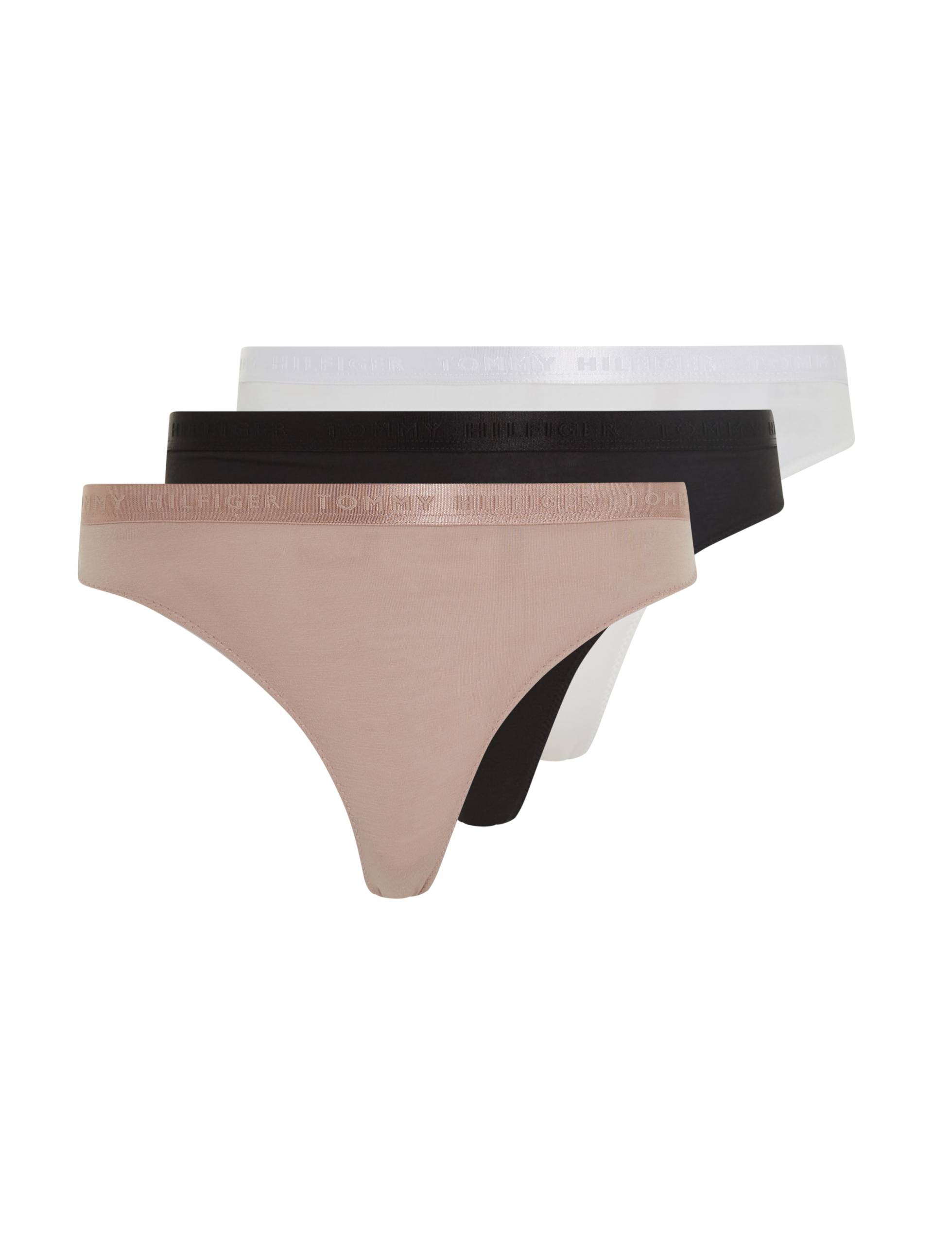 Tommy Hilfiger Underwear String »3P THONG (EXT SIZES)«, (Packung, 3 St., 3er), mit Tommy Hilfiger Elastikbund von TOMMY HILFIGER Underwear