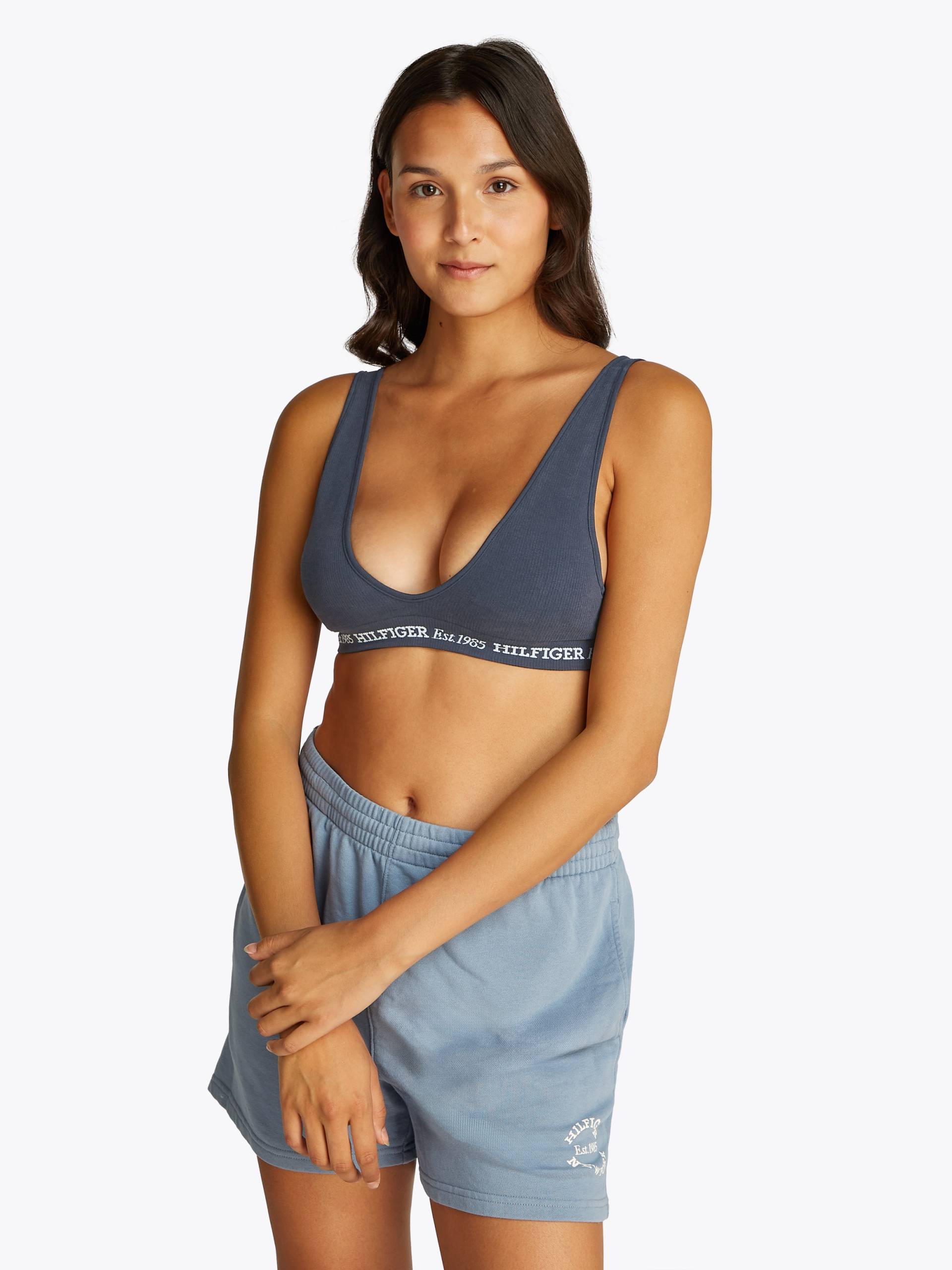 Tommy Hilfiger Underwear Triangel-BH »RP TRIANGLE«, mit Rippenstruktur, mit Logoschriftzug von TOMMY HILFIGER Underwear