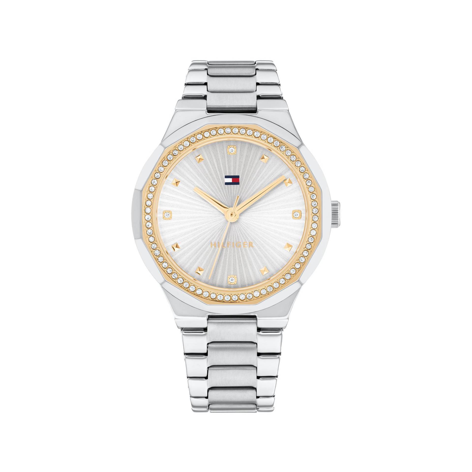 Analoguhr Damen Silber 36mm von TOMMY HILFIGER