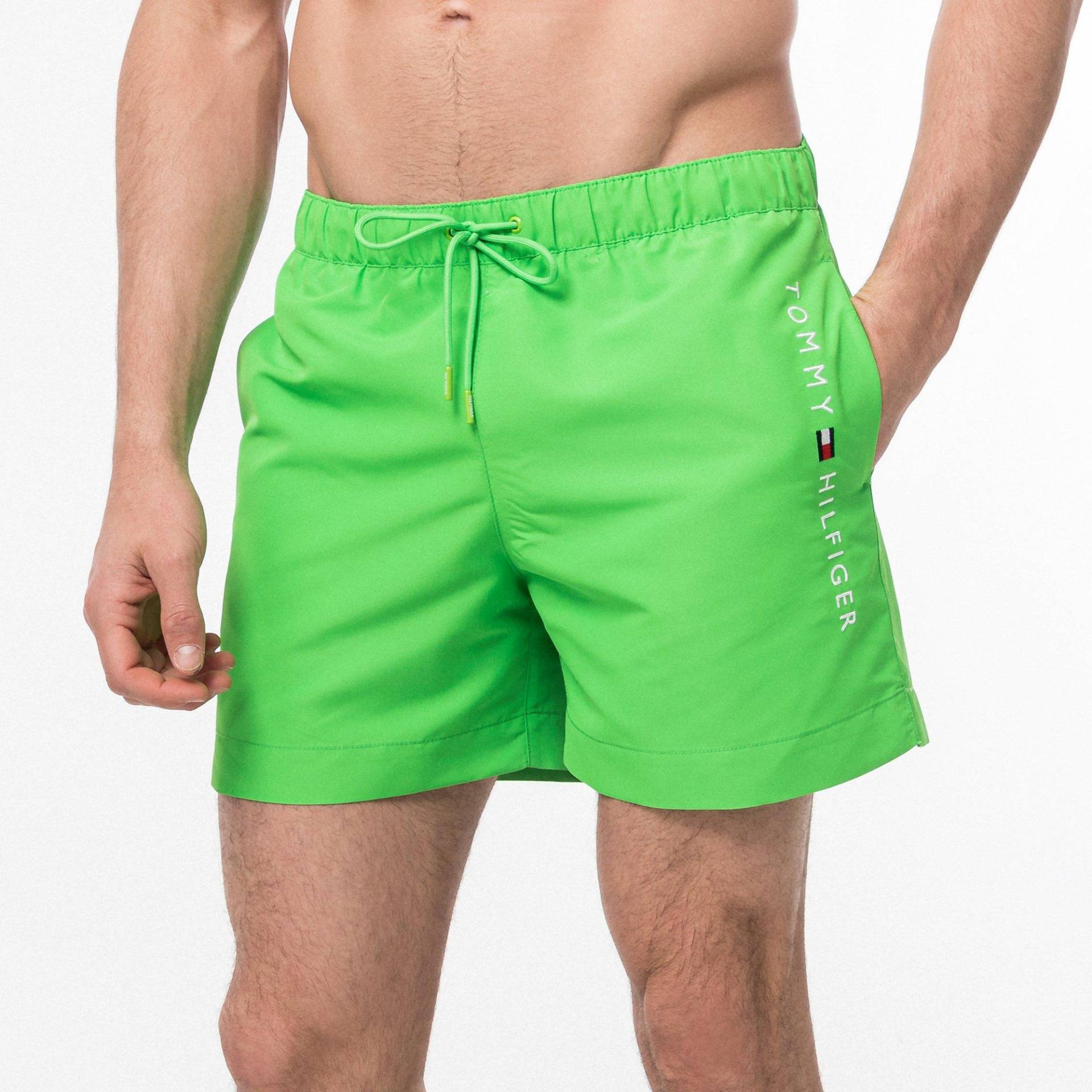 Badeshorts Herren Grün L von TOMMY HILFIGER