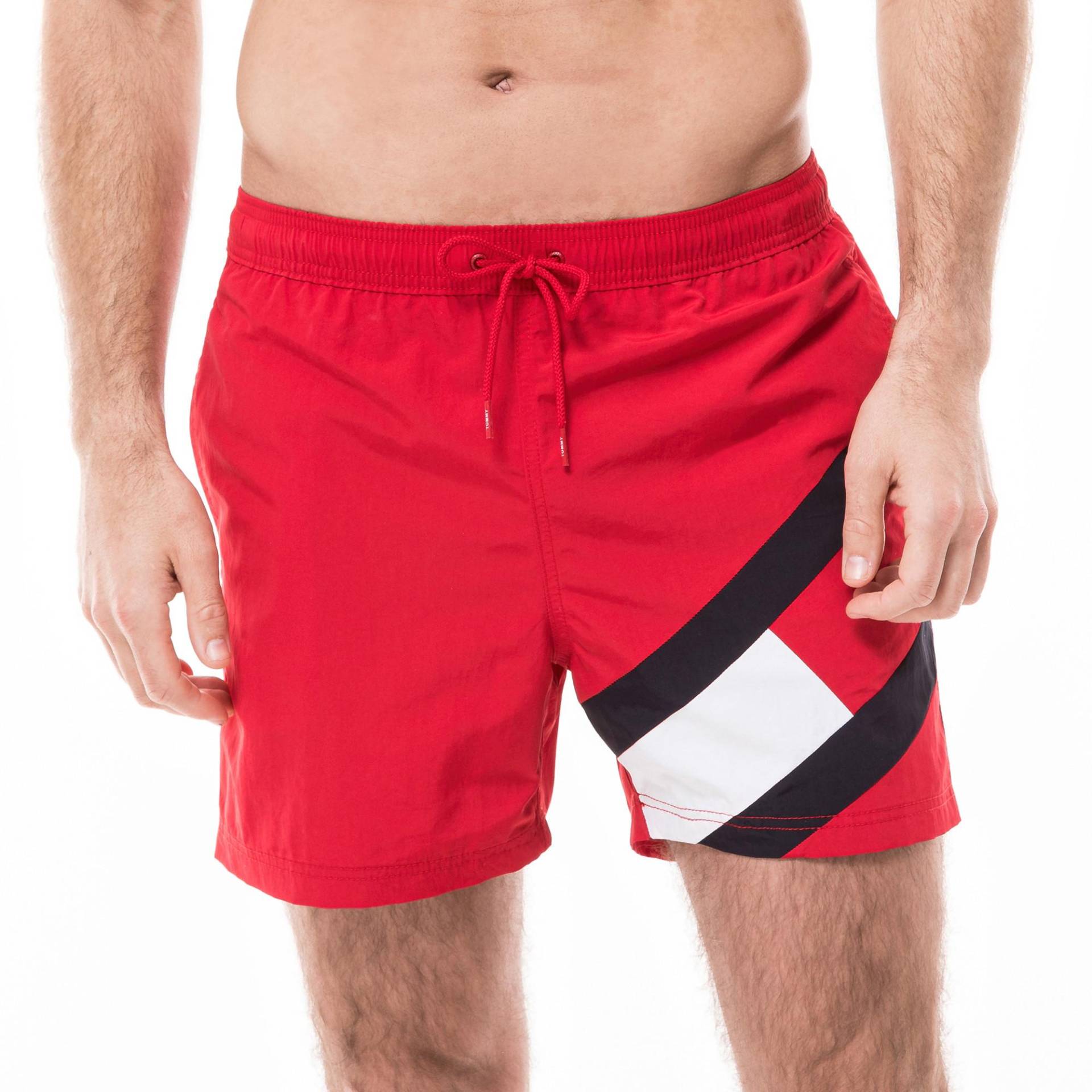 Badeshorts Herren Rot XXL von TOMMY HILFIGER