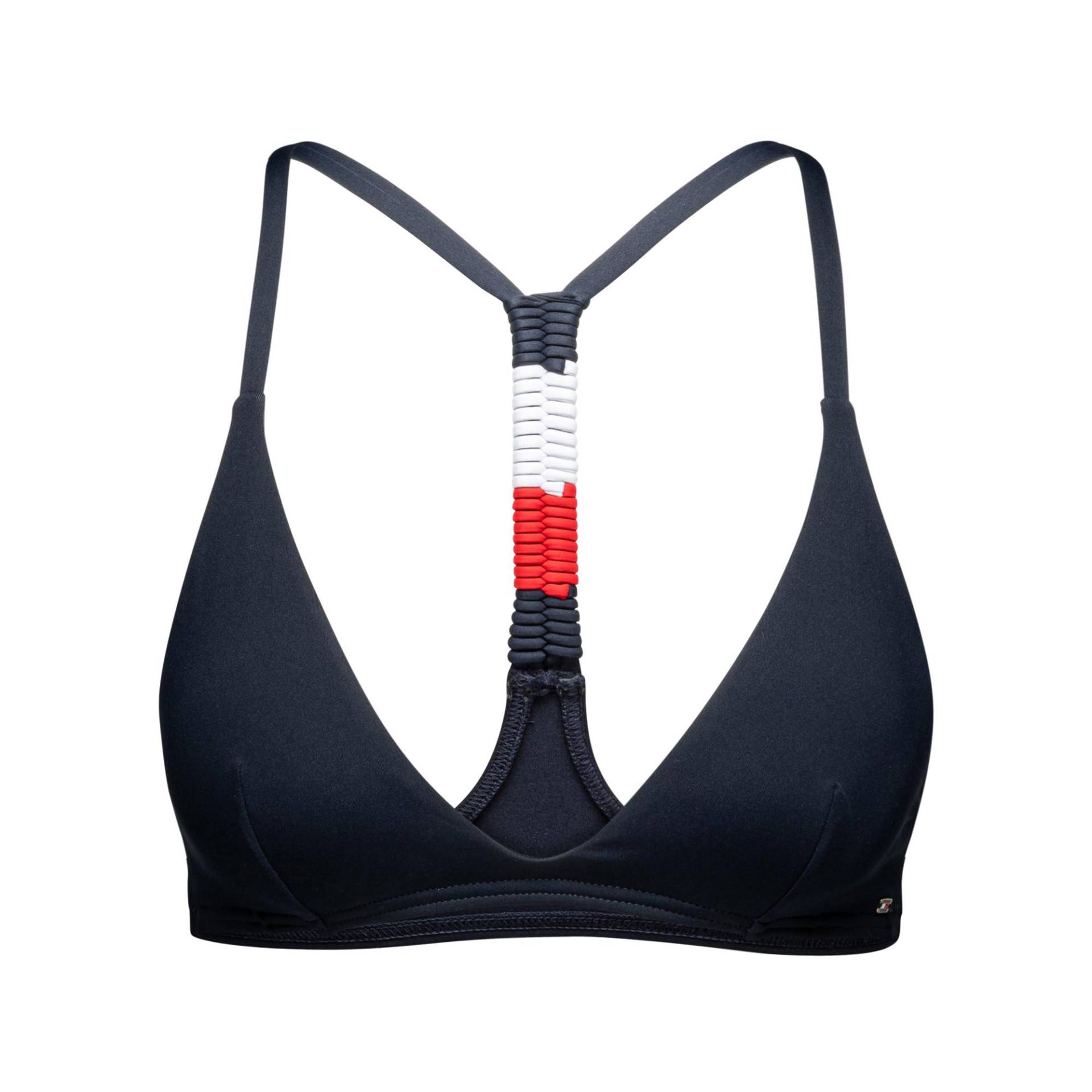 Bikini Oberteil, Triangel Damen Dunkelblau L von TOMMY HILFIGER