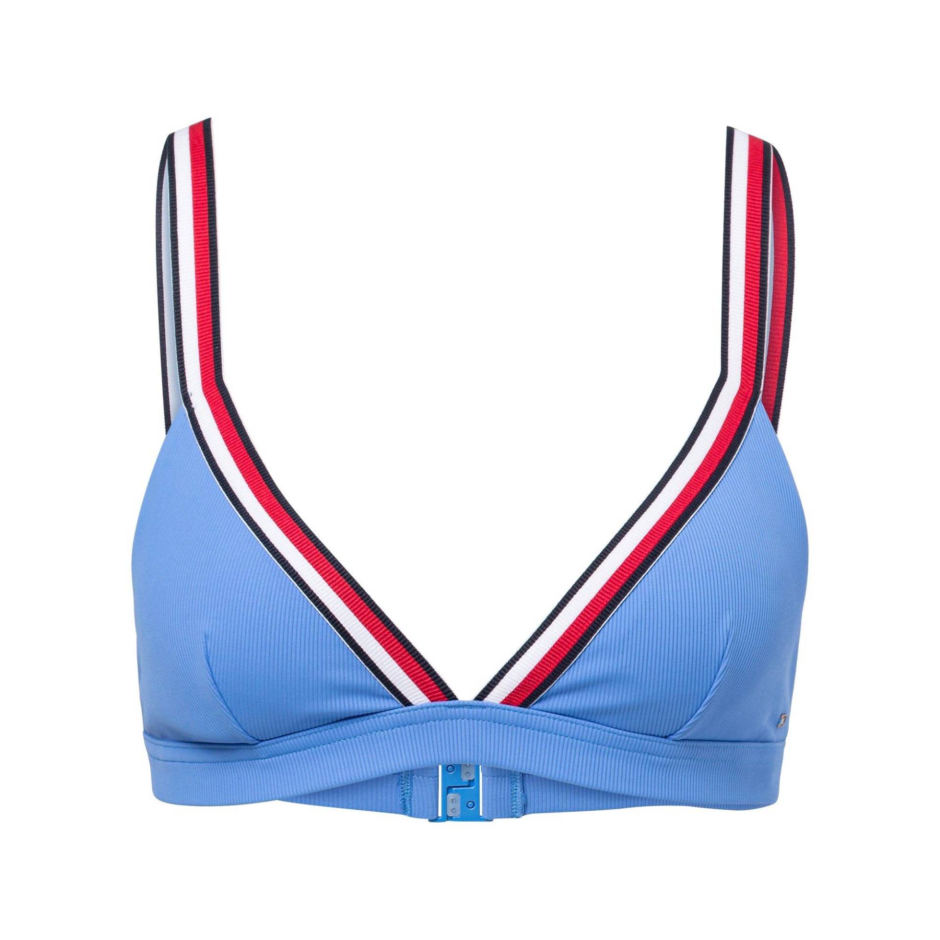 Bikini Oberteil, Triangel Damen Hellblau XS von TOMMY HILFIGER