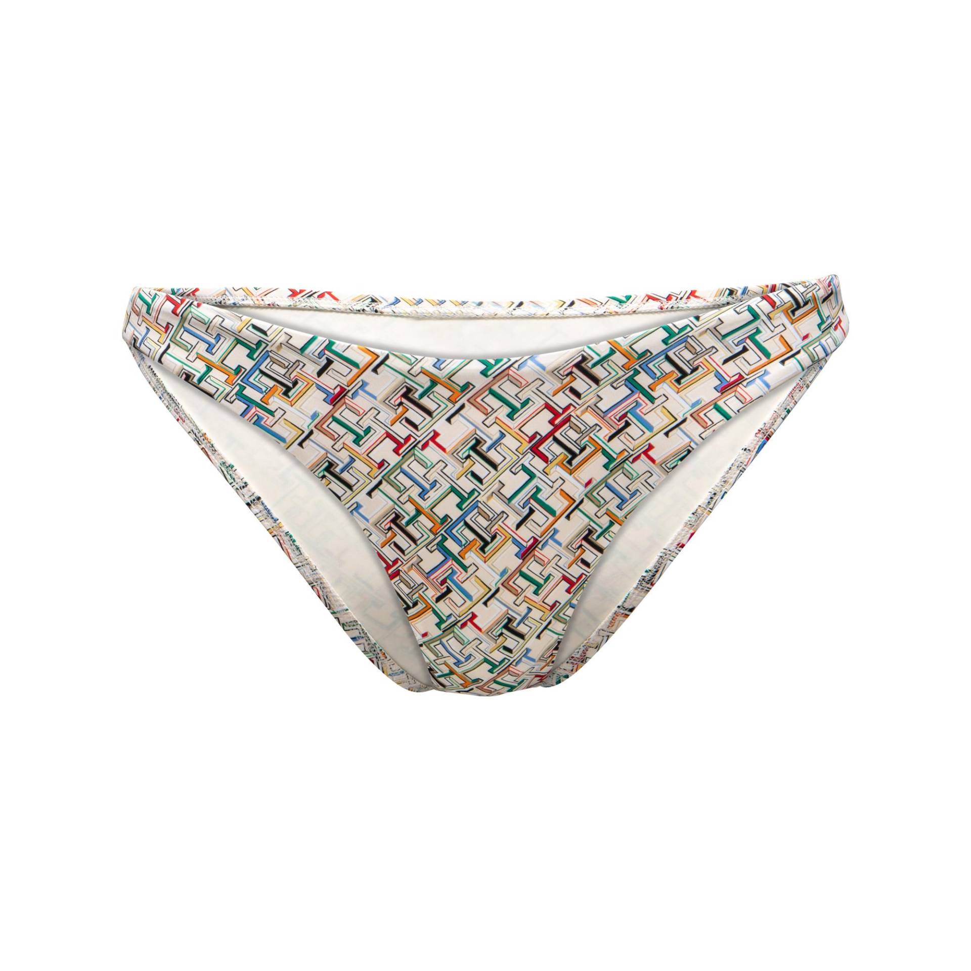 Bikini Unterteil, Slip Damen Multicolor L von TOMMY HILFIGER