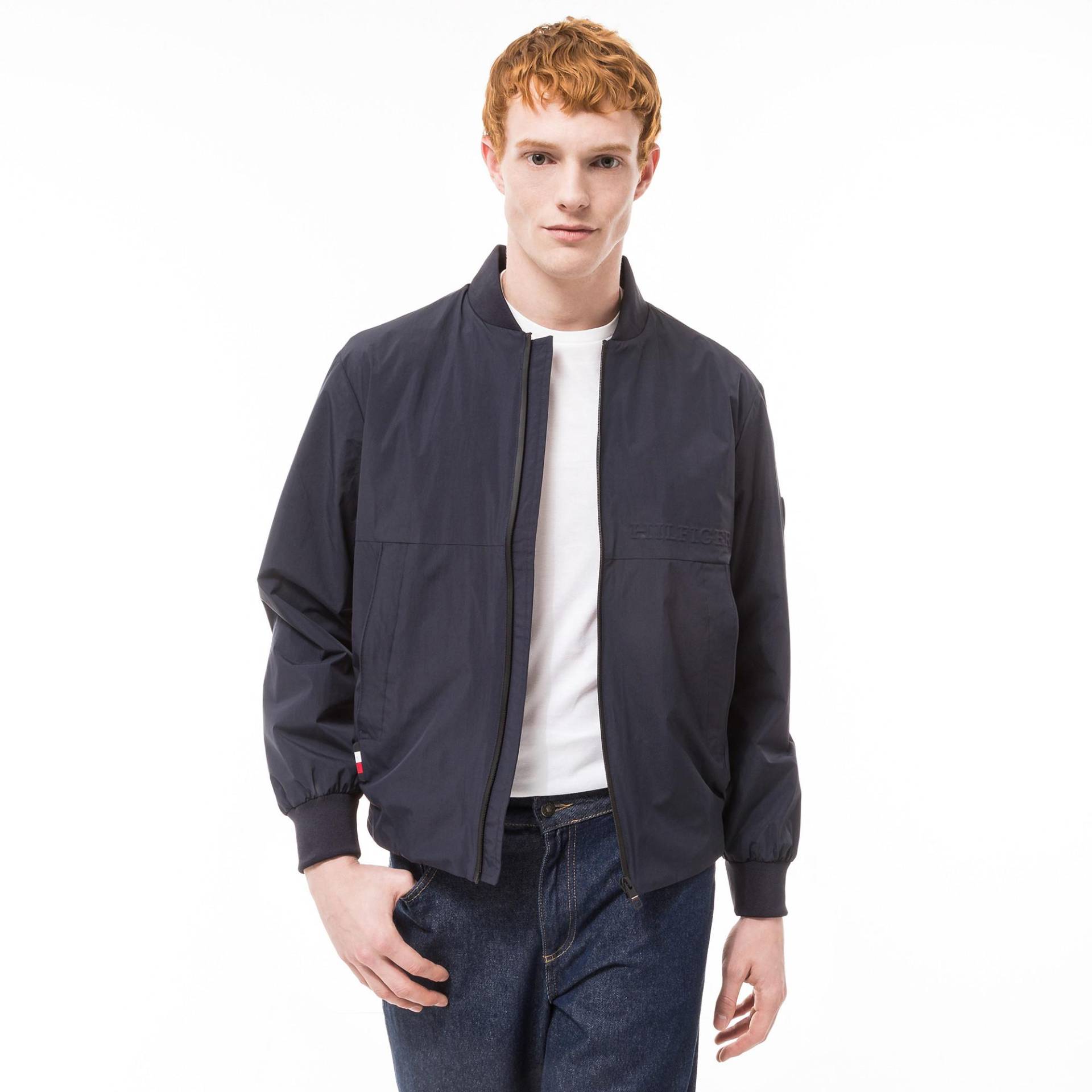 Bomberjacke Mit Reissverschluss Herren Marine S von TOMMY HILFIGER