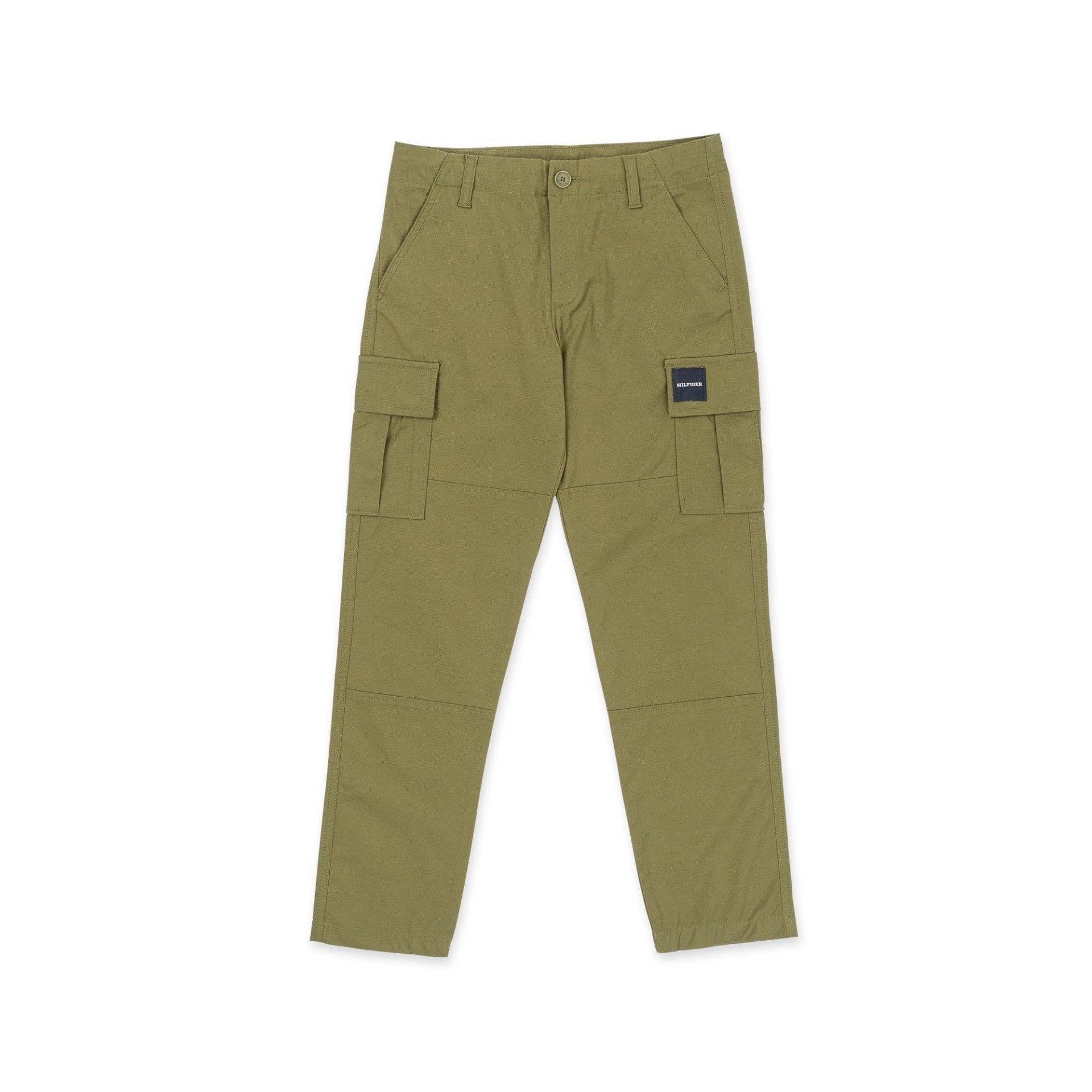 Cargohose, Regular Fit Jungen Olivegrün 10A von TOMMY HILFIGER