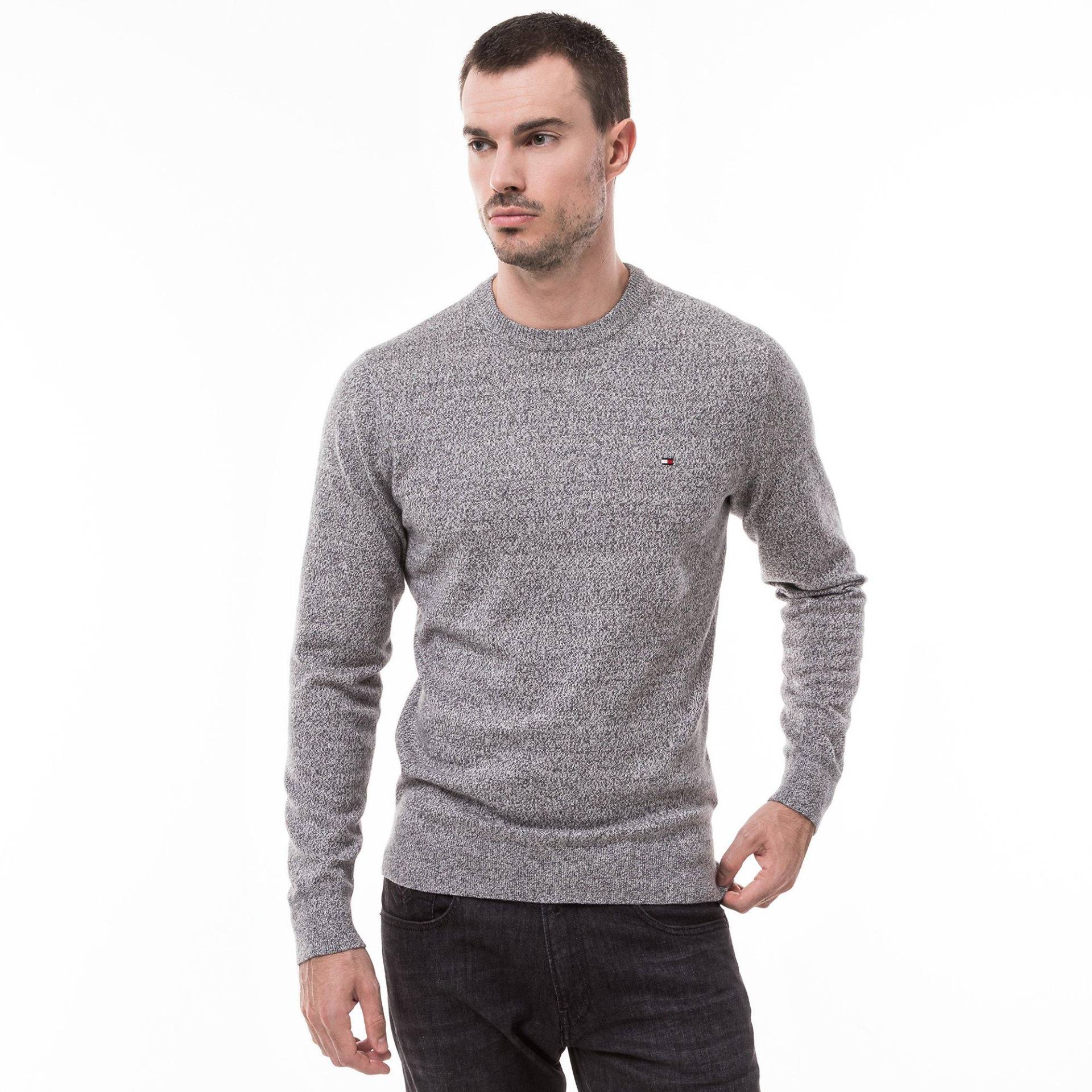 Cashmere Pullover Herren Grau XXL von TOMMY HILFIGER