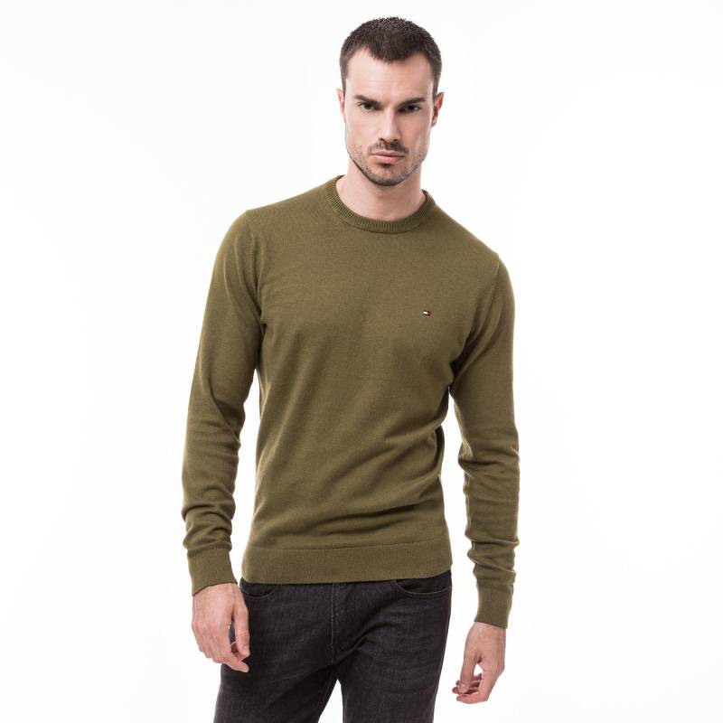 Cashmere Pullover Herren Grün S von TOMMY HILFIGER