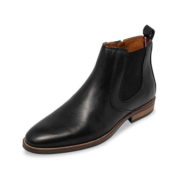 Chelsea-stiefel Herren Black 41 von TOMMY HILFIGER