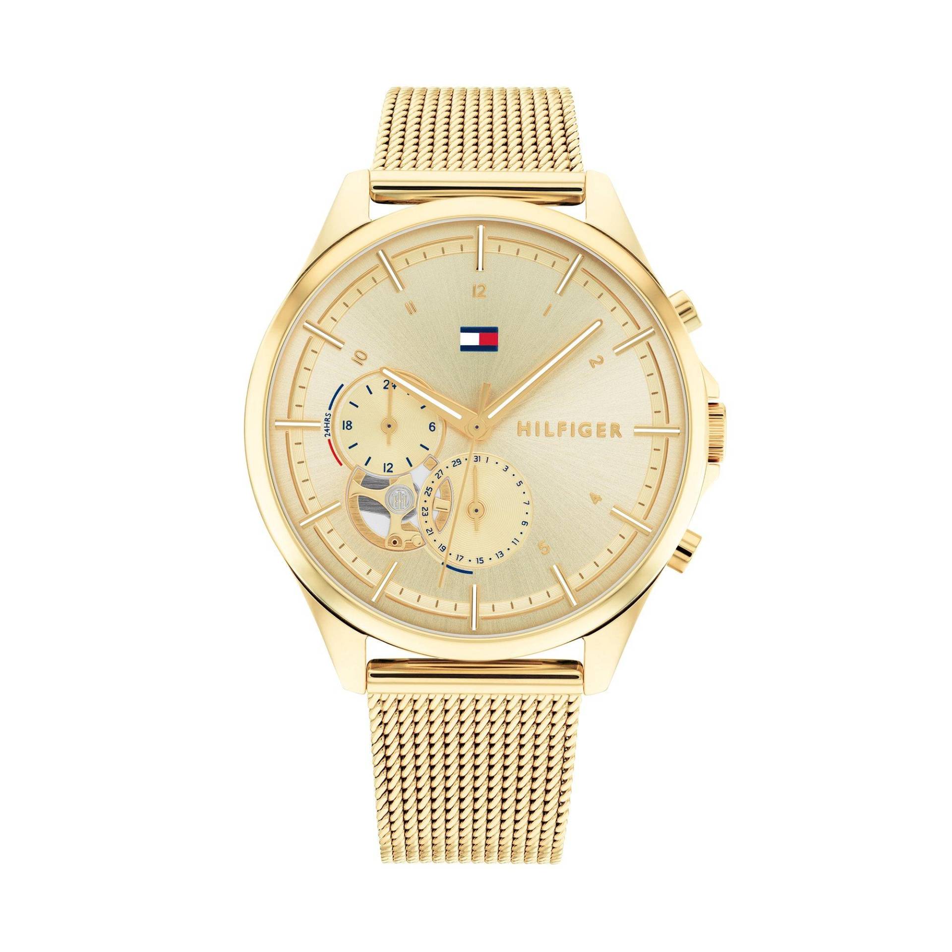 Chronograph Uhr Damen Gold 38mm von TOMMY HILFIGER