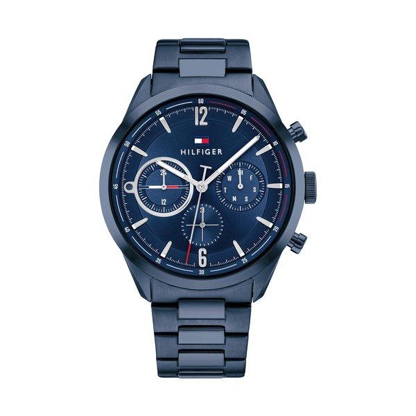 Chronograph Uhr Herren Blau 44mm von TOMMY HILFIGER