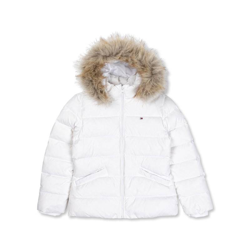 Daunenjacke Mit Kapuze Mädchen Weiss 12A von TOMMY HILFIGER