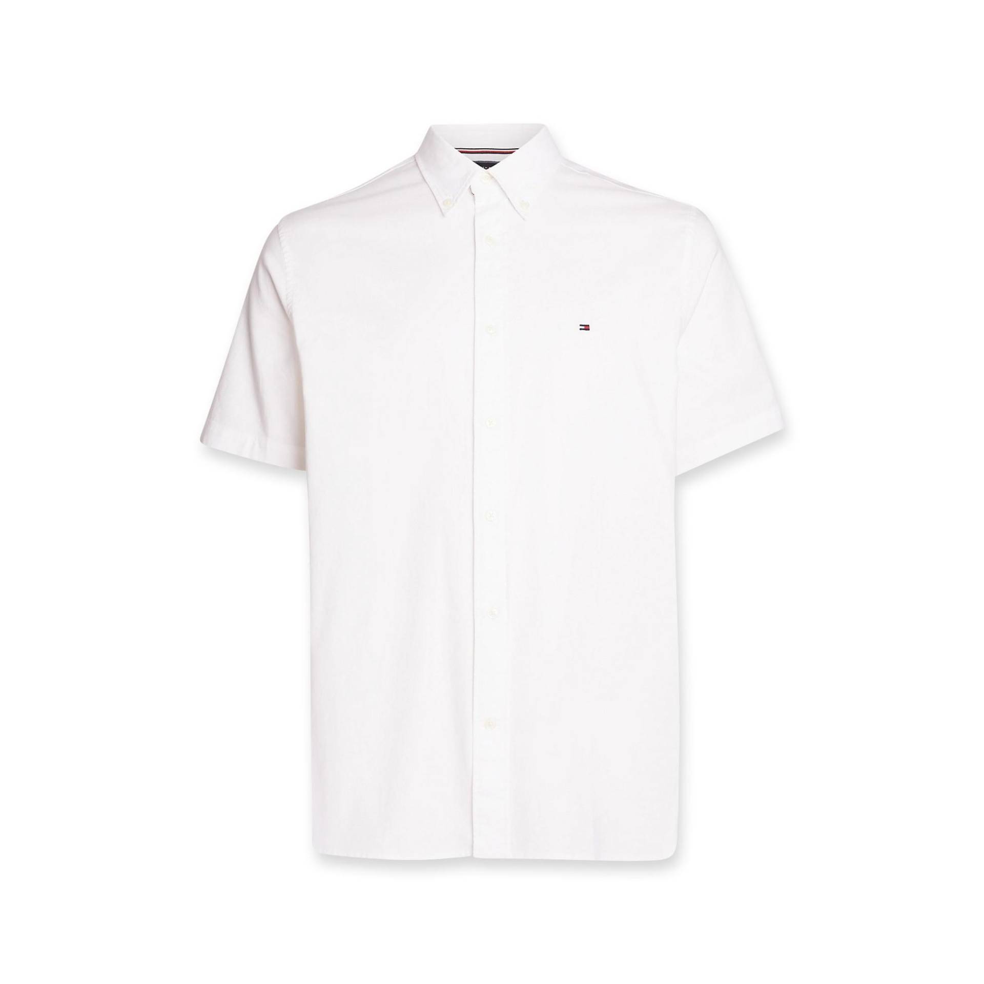 Hemd, Kurzarm Herren Weiss S von TOMMY HILFIGER