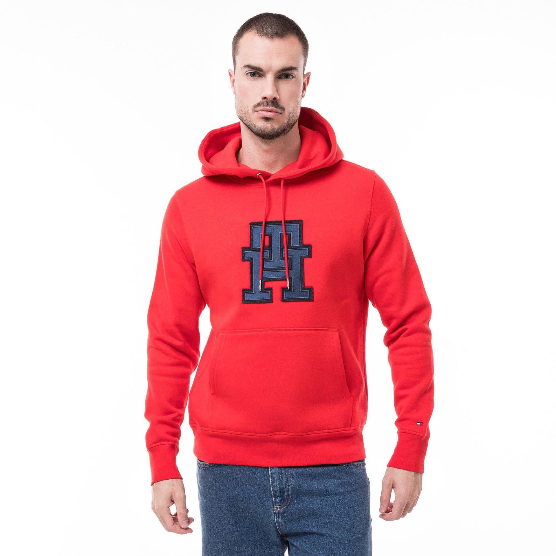 Hoodie Herren Rot S von TOMMY HILFIGER