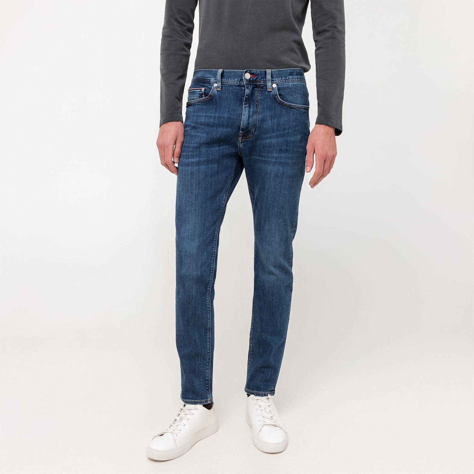 Jeans, Slim Fit Herren Blau  L30/W33 von TOMMY HILFIGER