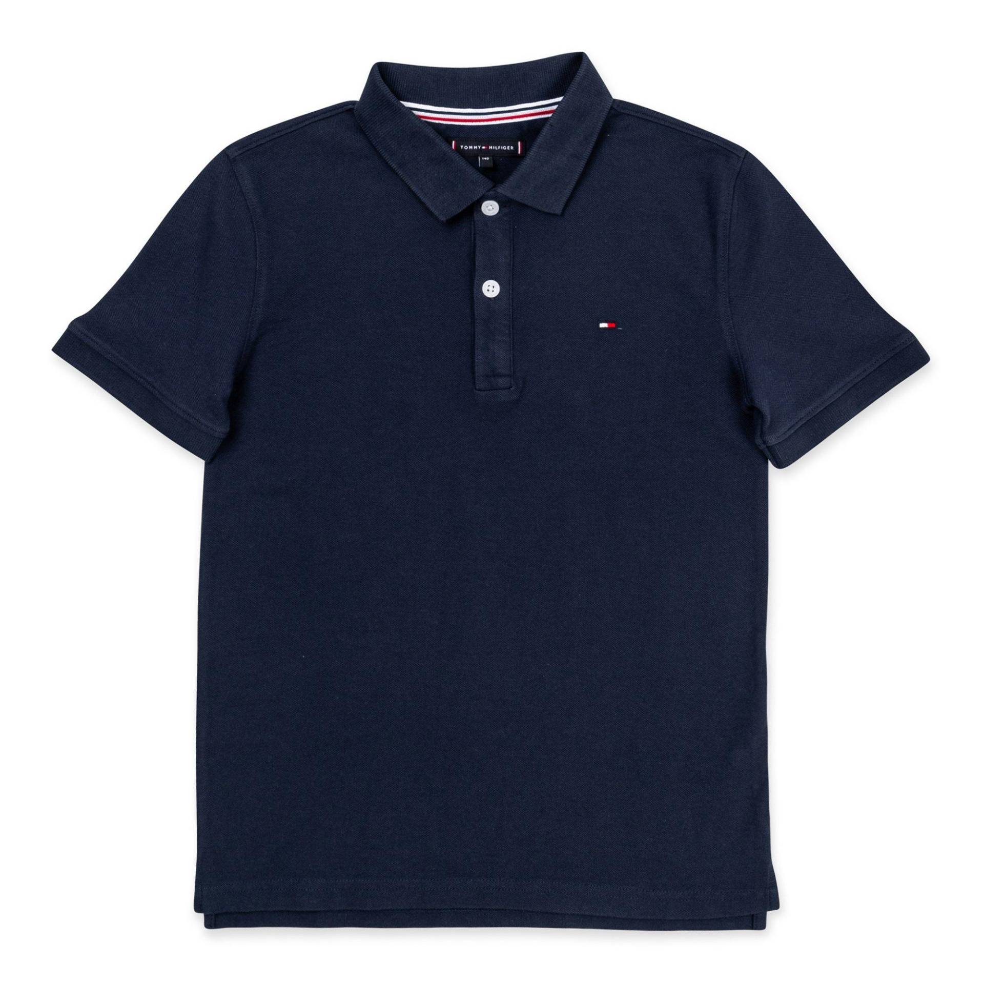 Poloshirt, Kurzarm Jungen Marine 14A von TOMMY HILFIGER