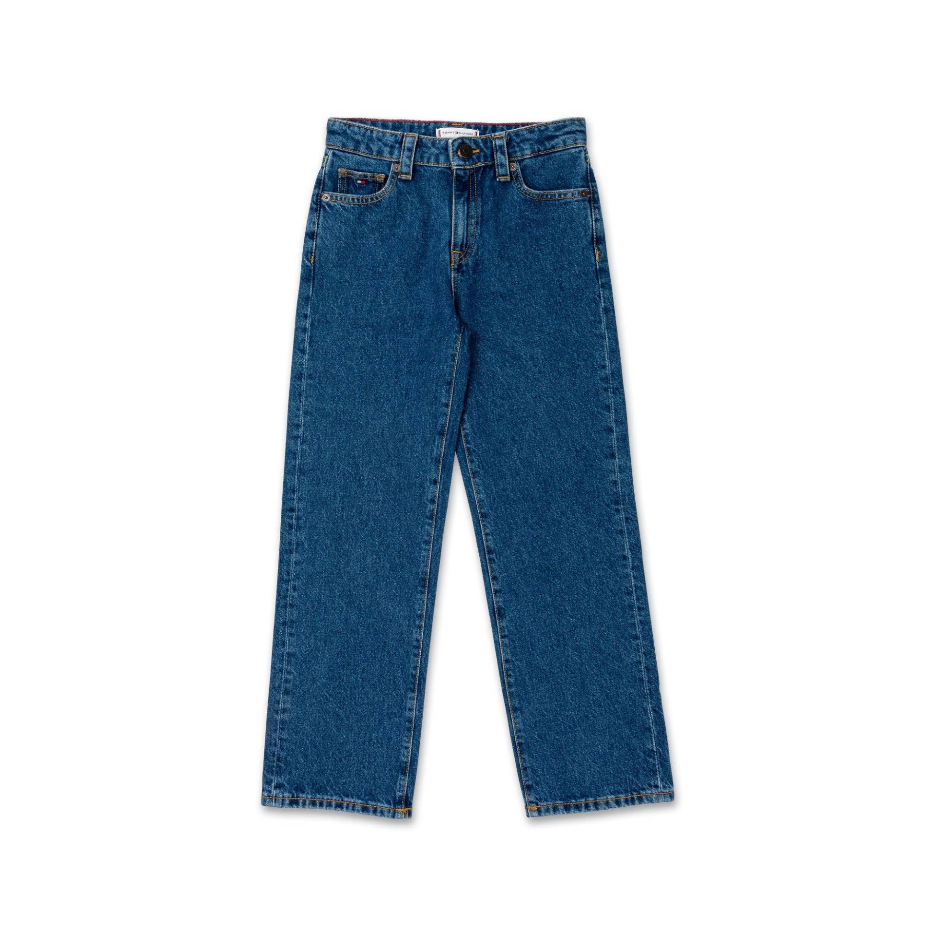 Jeans Girlfriend Mädchen Weiss 14A von TOMMY HILFIGER