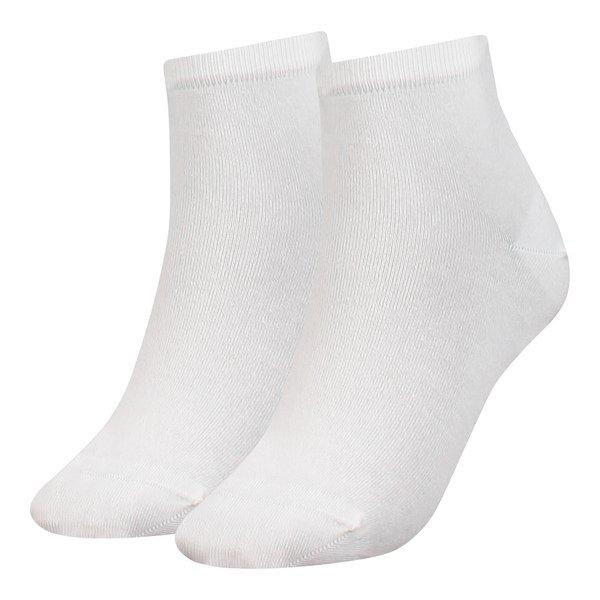 Duopack, Sneaker Socken Damen Weiss 39-42 von TOMMY HILFIGER