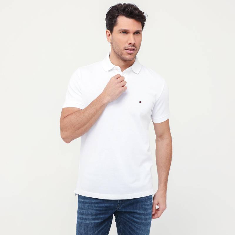 Poloshirt, Kurzarm Herren Weiss 3XL von TOMMY HILFIGER