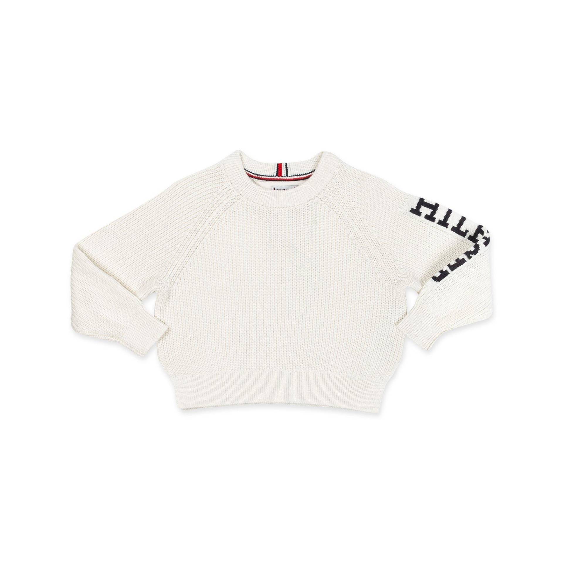 Sweatshirt Mädchen Weiss 7 Anni von TOMMY HILFIGER