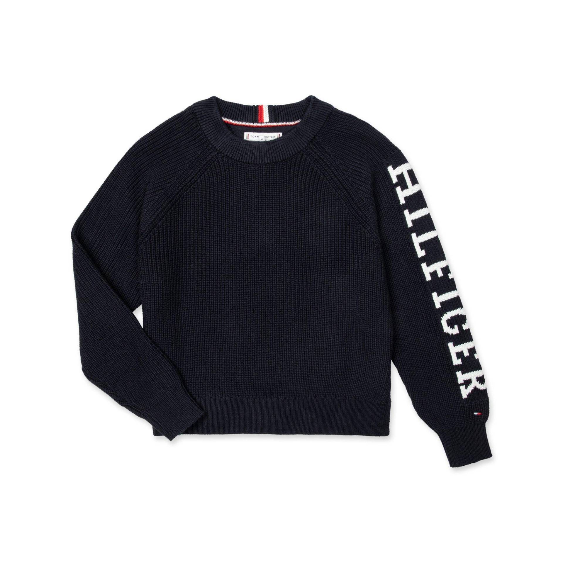 Sweatshirt Mädchen Marine 8A von TOMMY HILFIGER