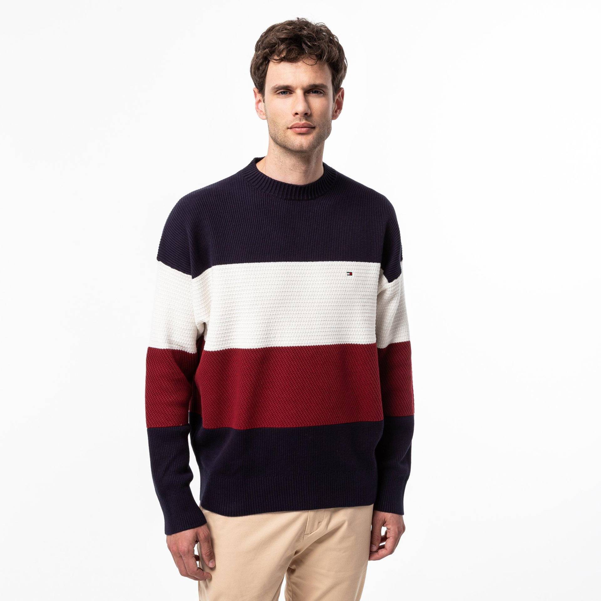 Pullover Herren Multicolor L von TOMMY HILFIGER