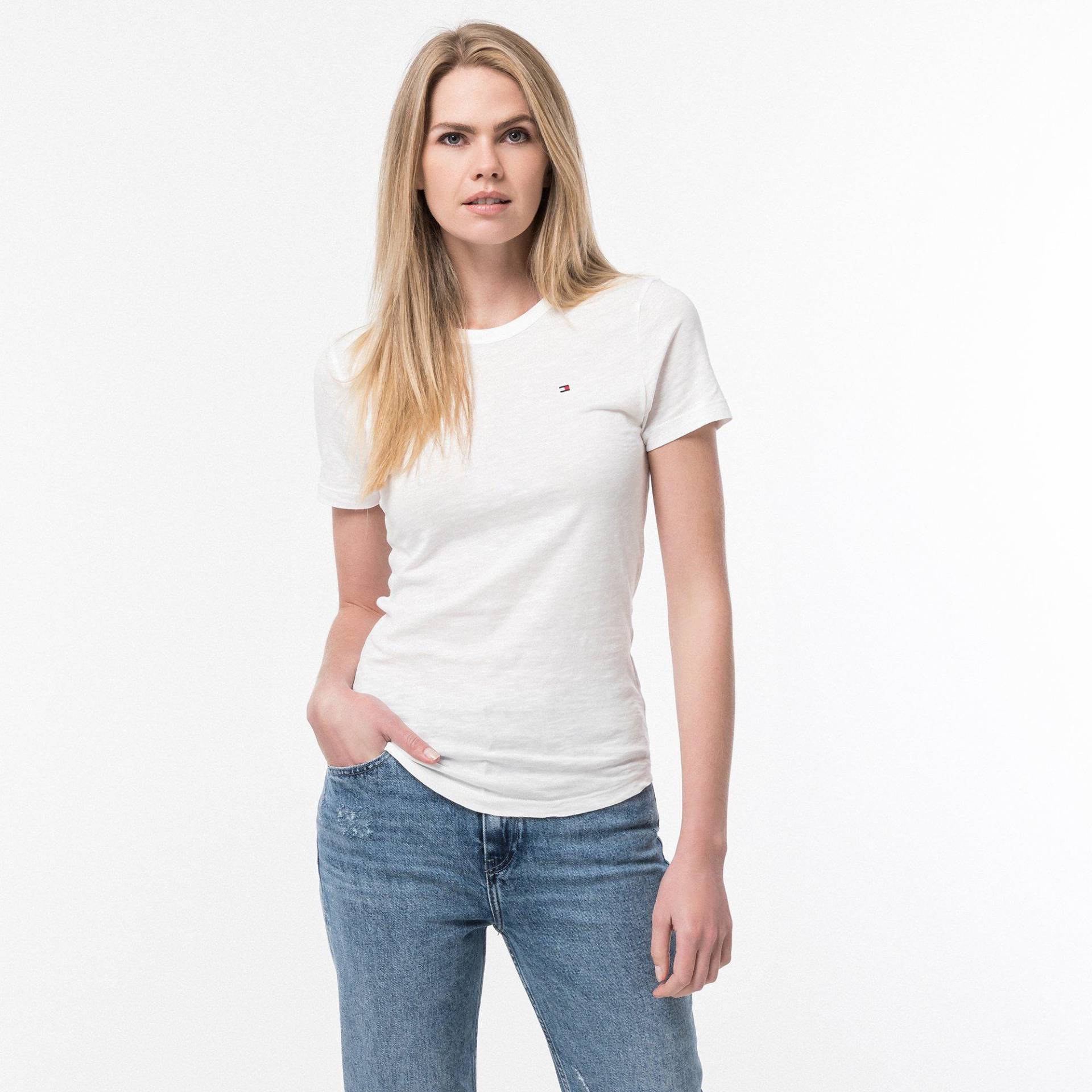 T-shirt Damen Ecru XS von TOMMY HILFIGER