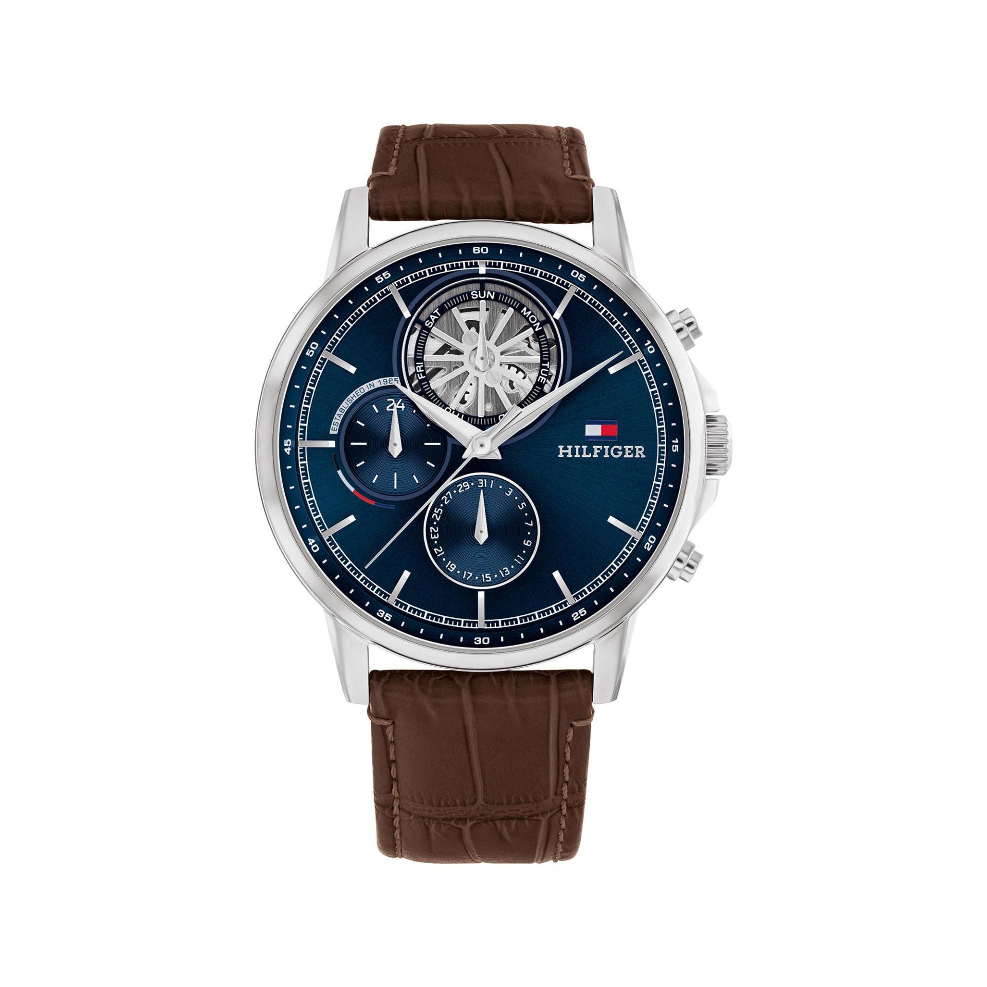 Multifunktionsuhr Herren Braun 44mm von TOMMY HILFIGER