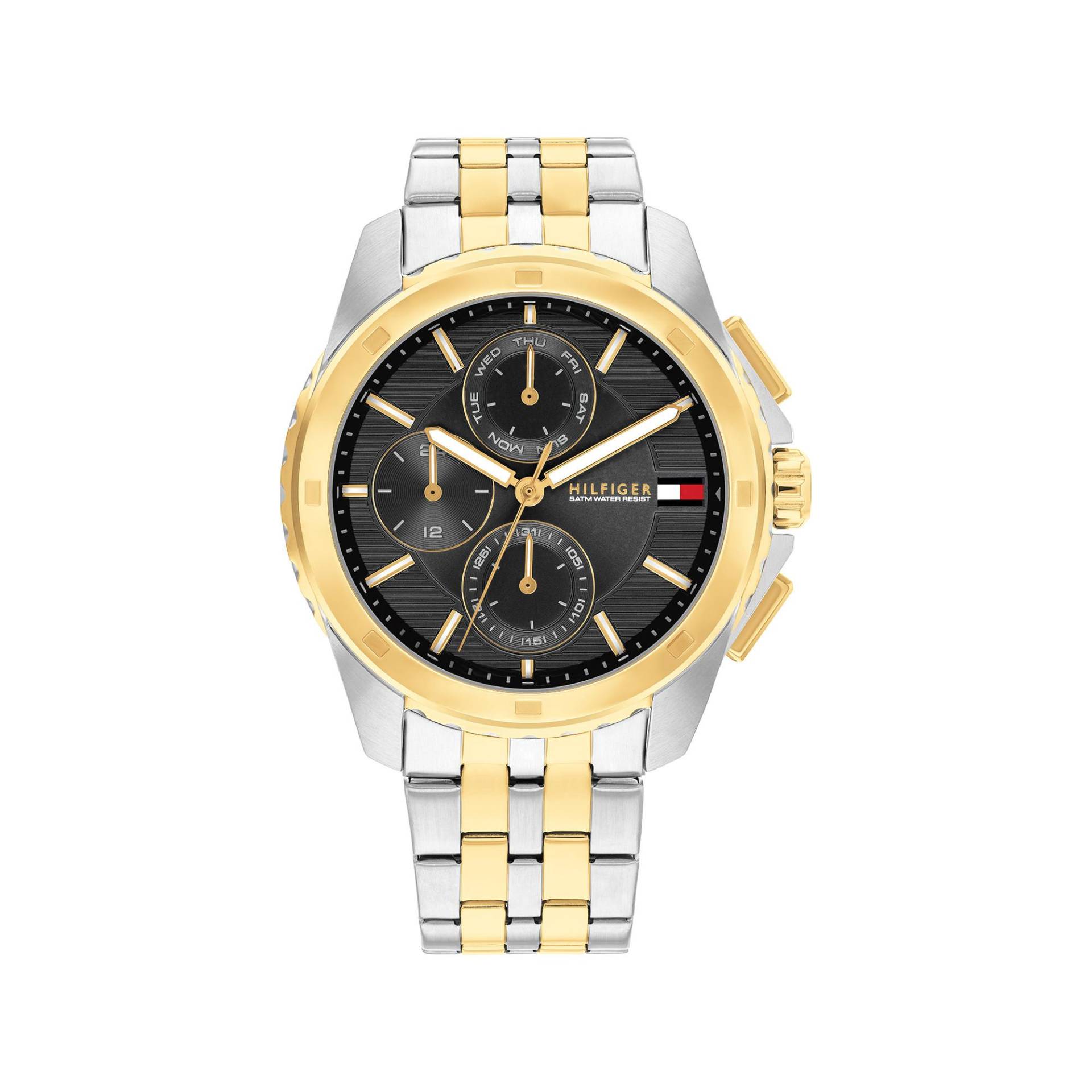 Multifunktionsuhr Herren Zweifarbig 44mm von TOMMY HILFIGER