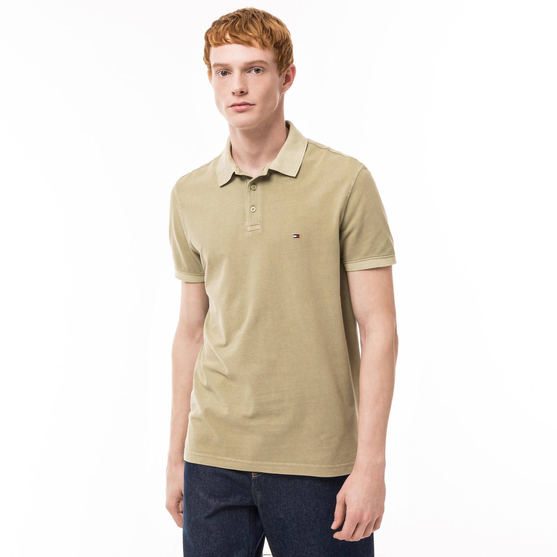 Poloshirt, Kurzarm Herren Grün XL von TOMMY HILFIGER