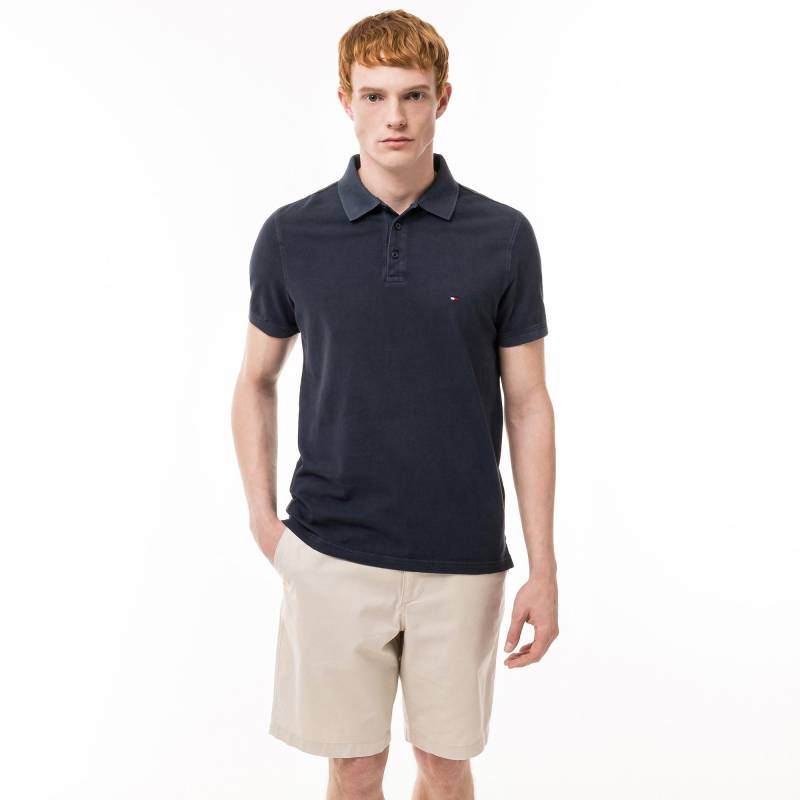 Poloshirt, Kurzarm Herren Marine L von TOMMY HILFIGER