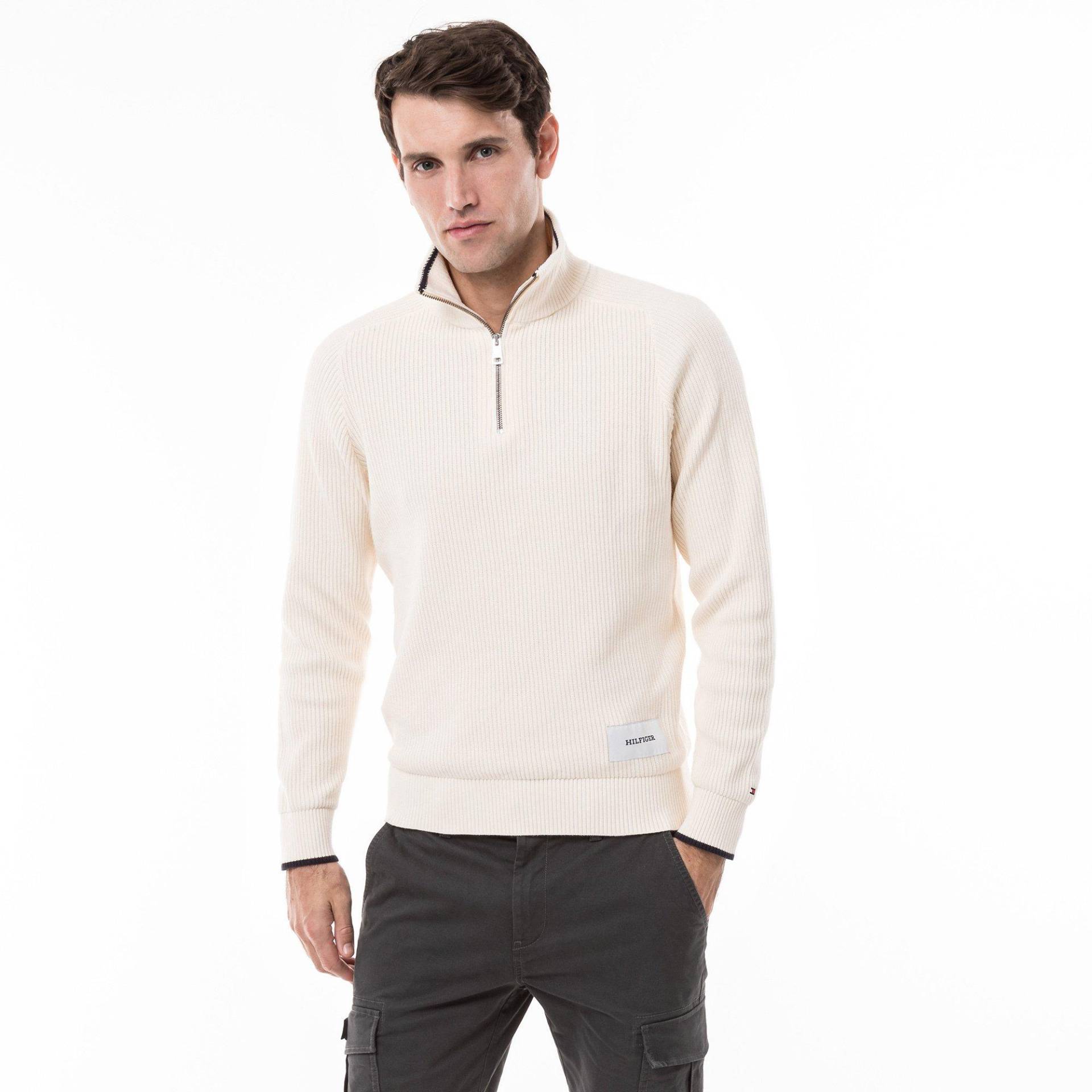 Pullover, Half-zip Herren Beige XL von TOMMY HILFIGER