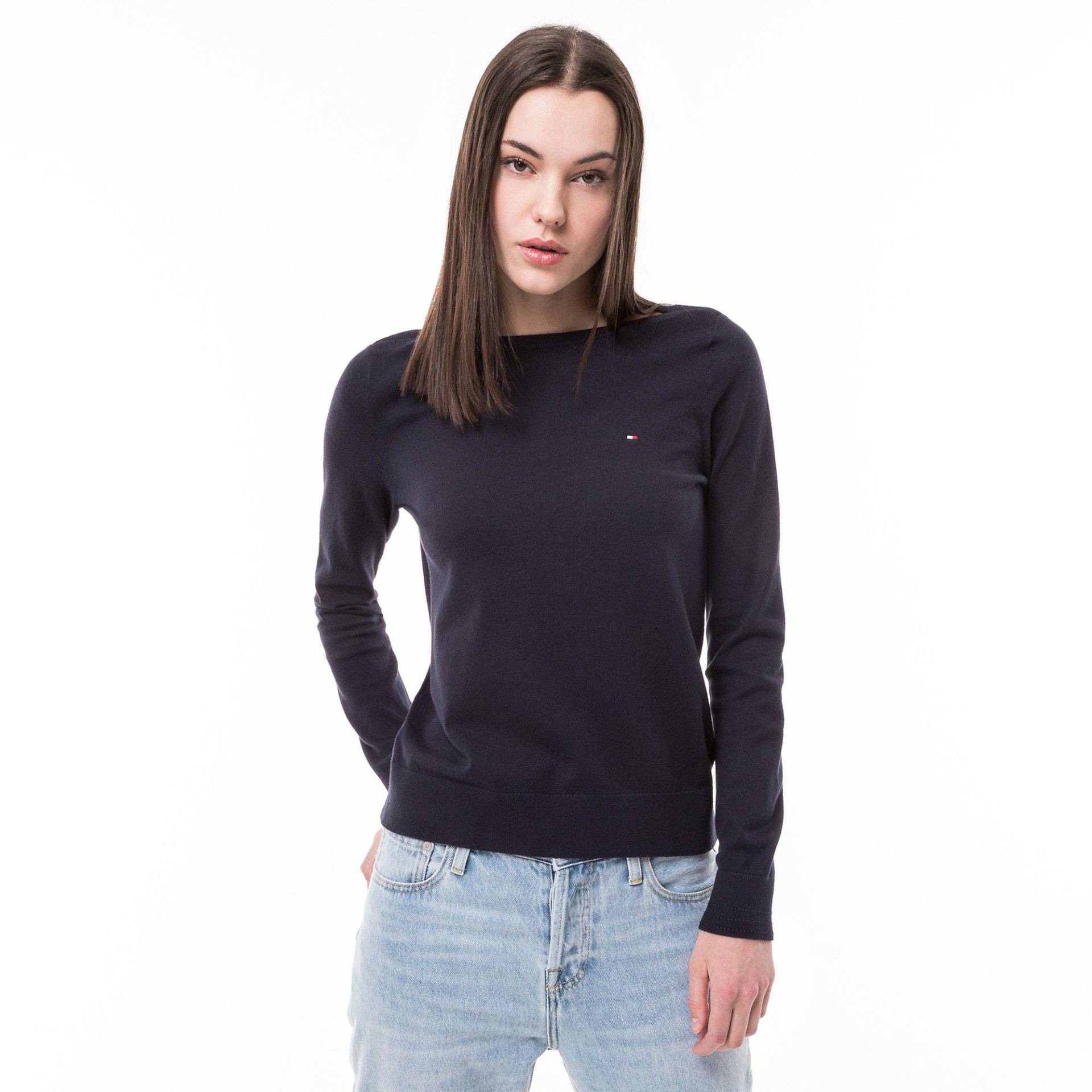 Pullover, U-boot Damen Marine L von TOMMY HILFIGER