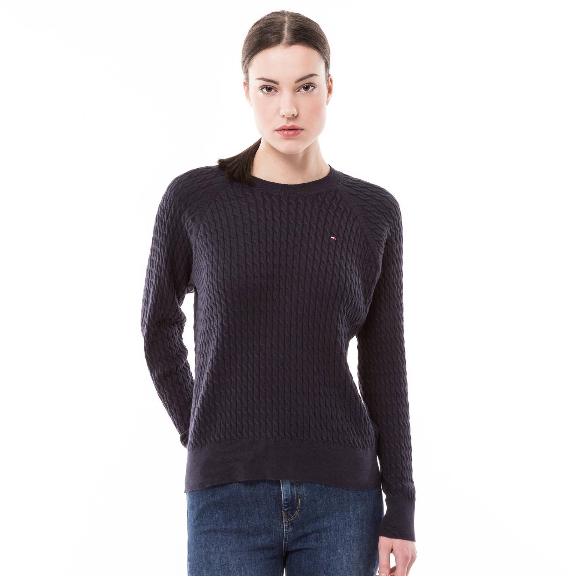 Pullover Damen Marine XS von TOMMY HILFIGER