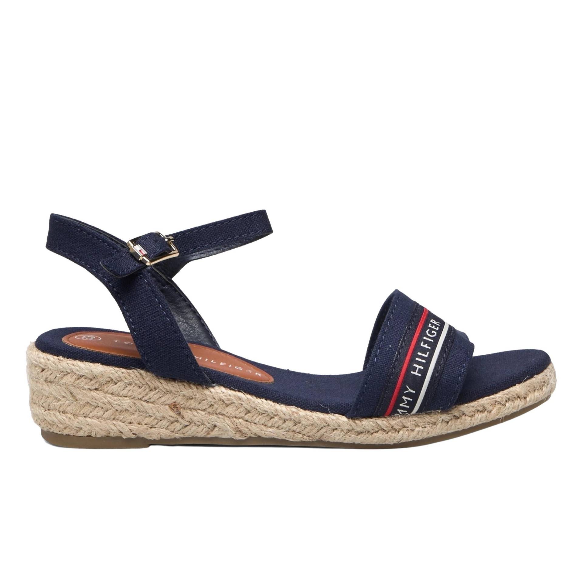 Sandalen Für Frauen Blue Damen  36 von TOMMY HILFIGER