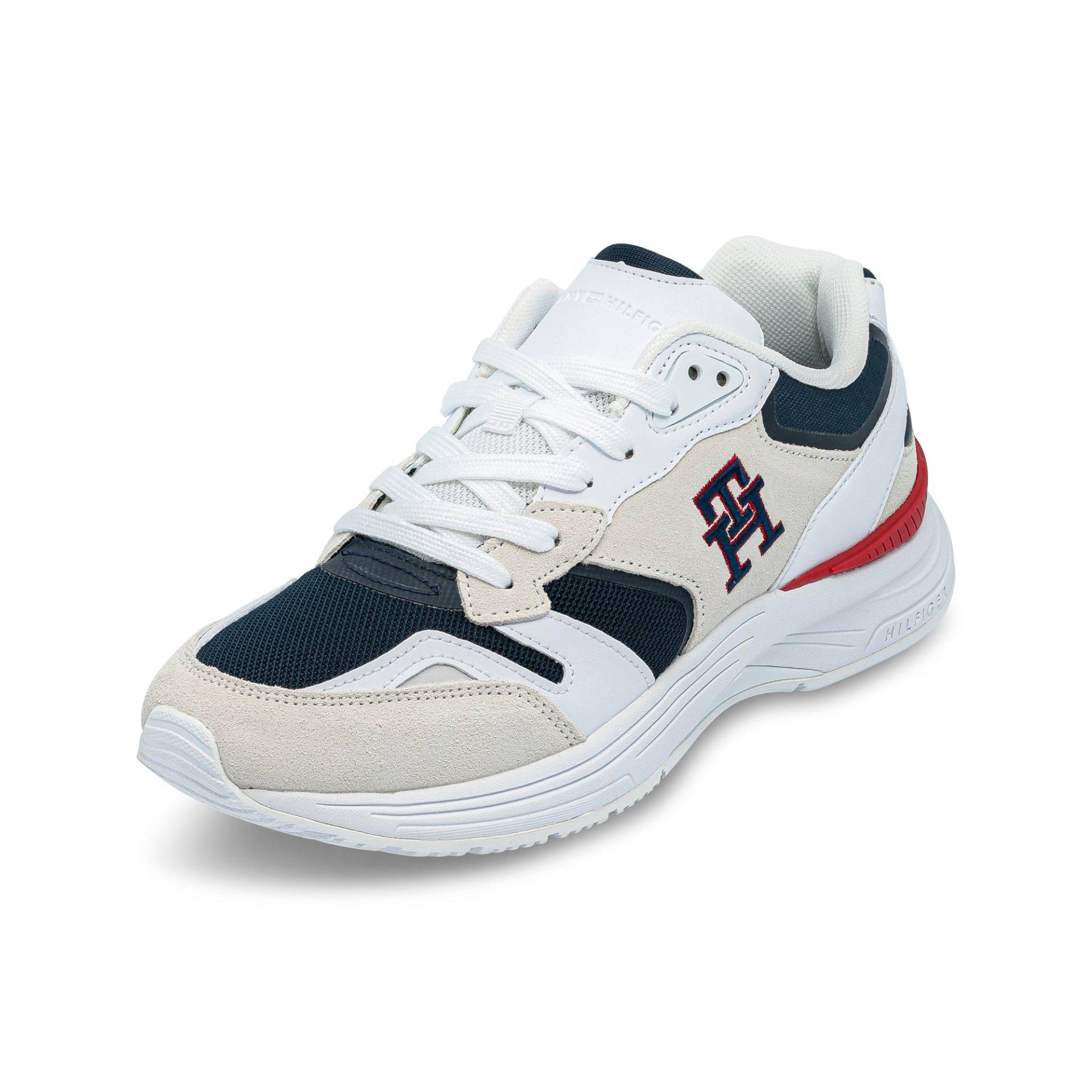 Sneakers, Low Top Herren Weiss 42 von TOMMY HILFIGER