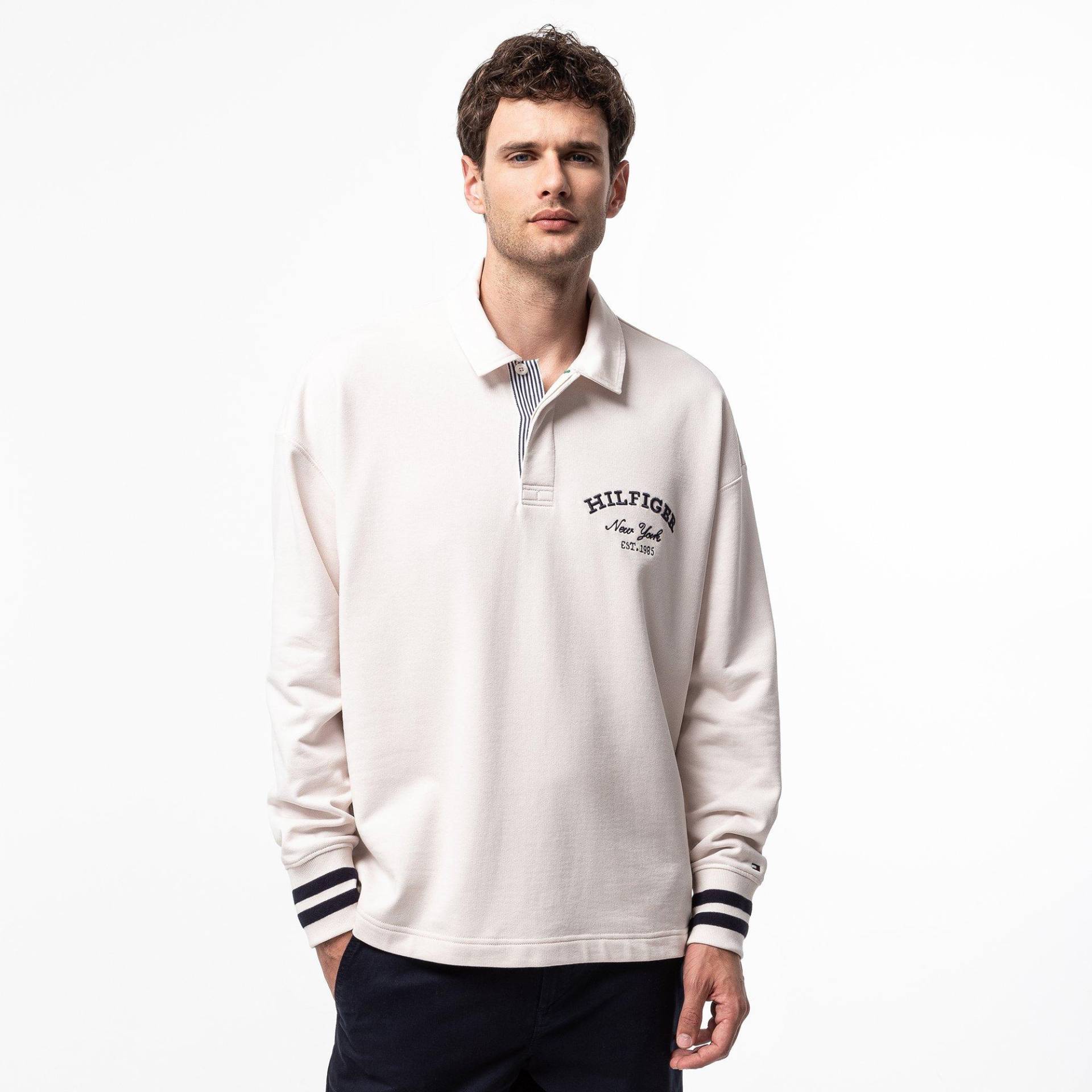 Sweatshirt Herren Beige L von TOMMY HILFIGER