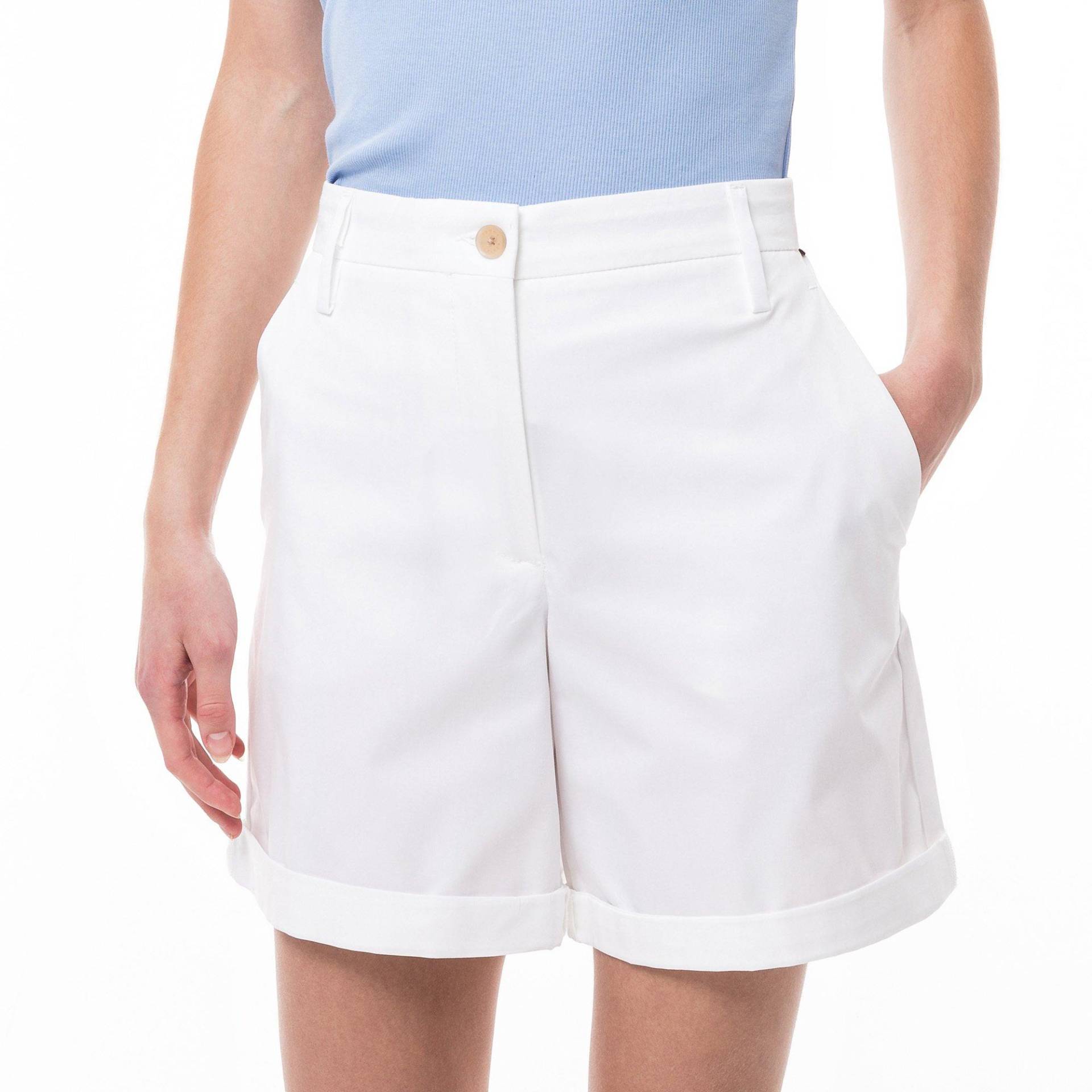 Shorts Damen Weiss 36 von TOMMY HILFIGER