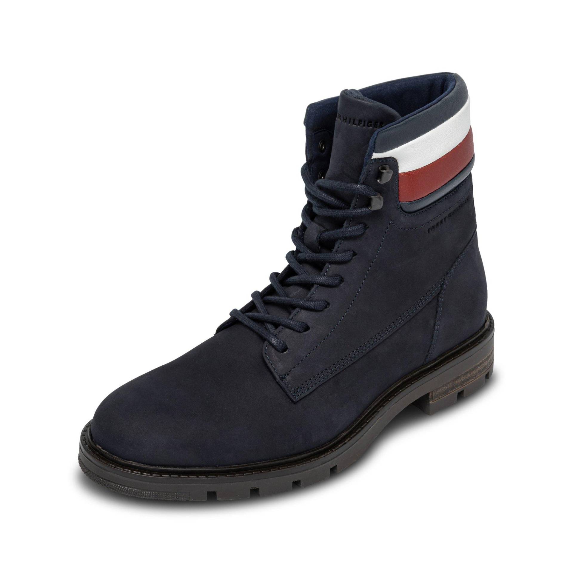 Stiefel, High Heel Herren Blau 40 von TOMMY HILFIGER