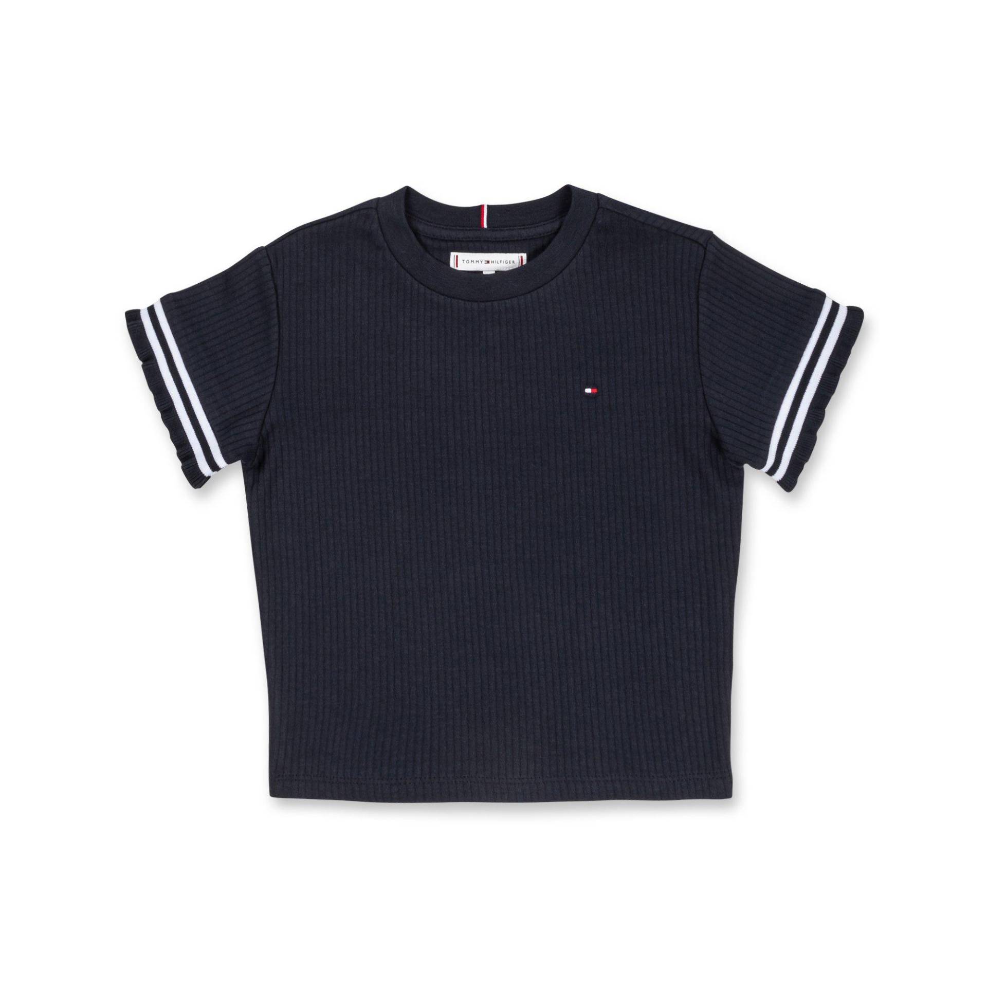 T-shirt, Kurzarm Mädchen Dunkelblau 14A von TOMMY HILFIGER